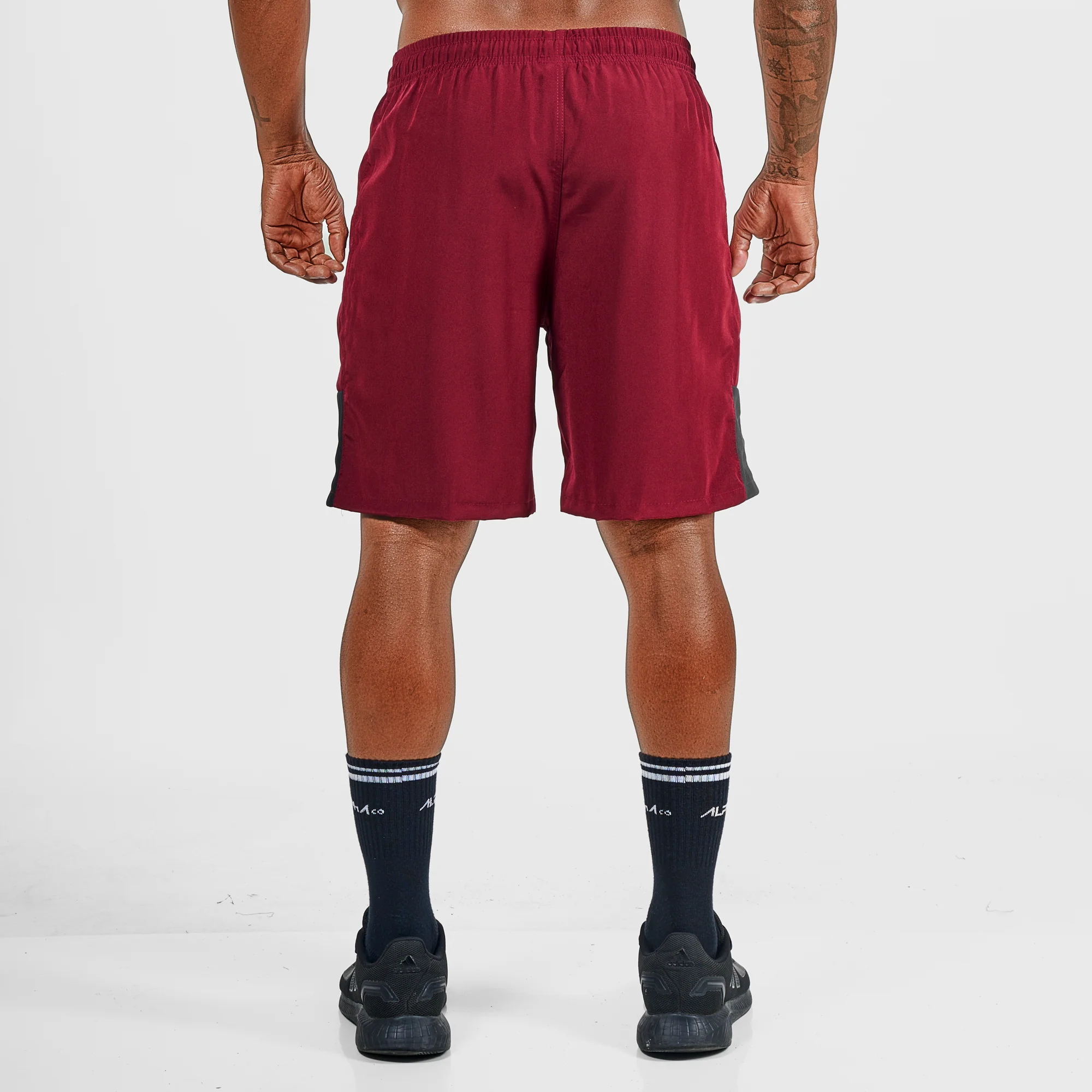 Bermuda Dry Fit Square Fluid Bordo - Image 4