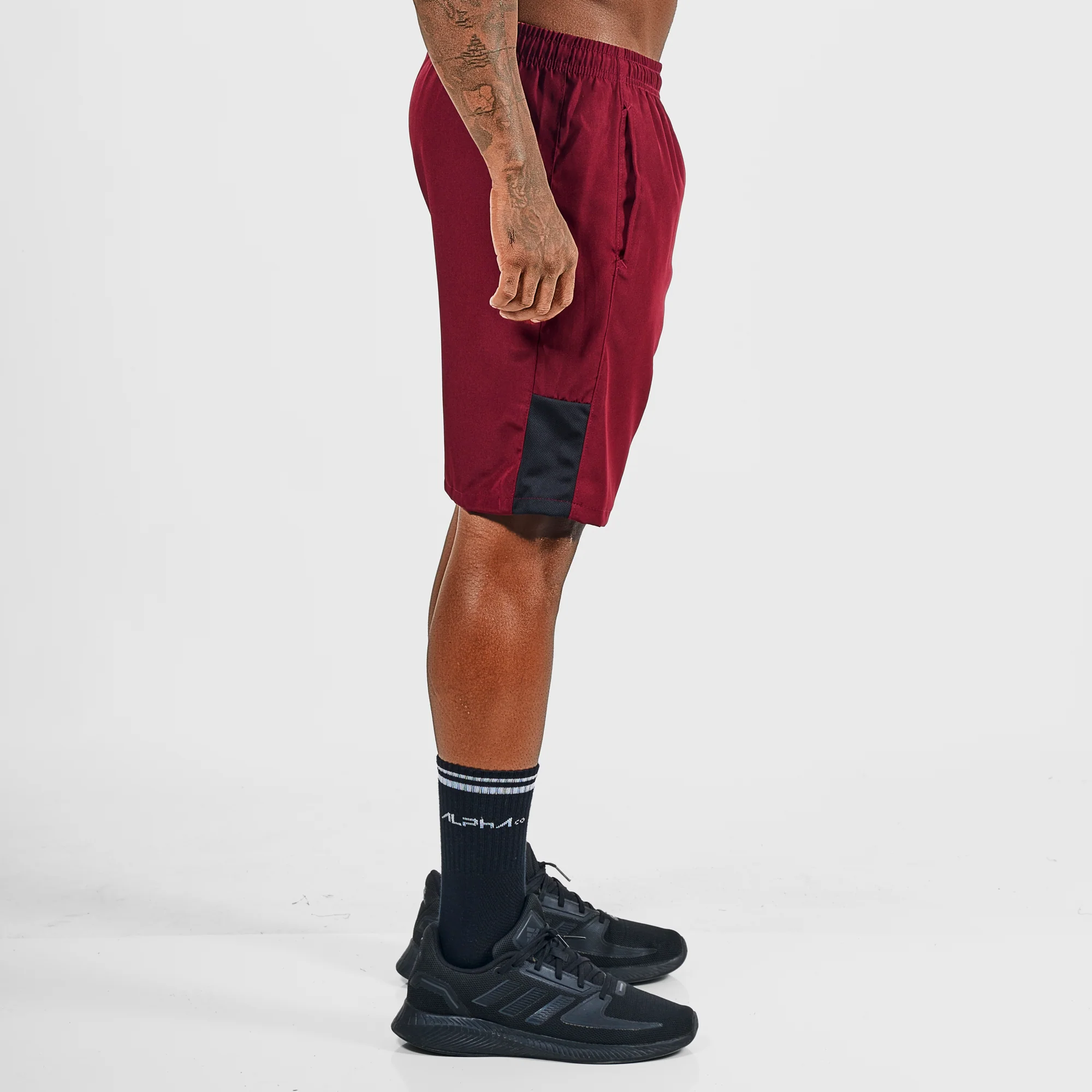 Bermuda Dry Fit Square Fluid Bordo - Image 5