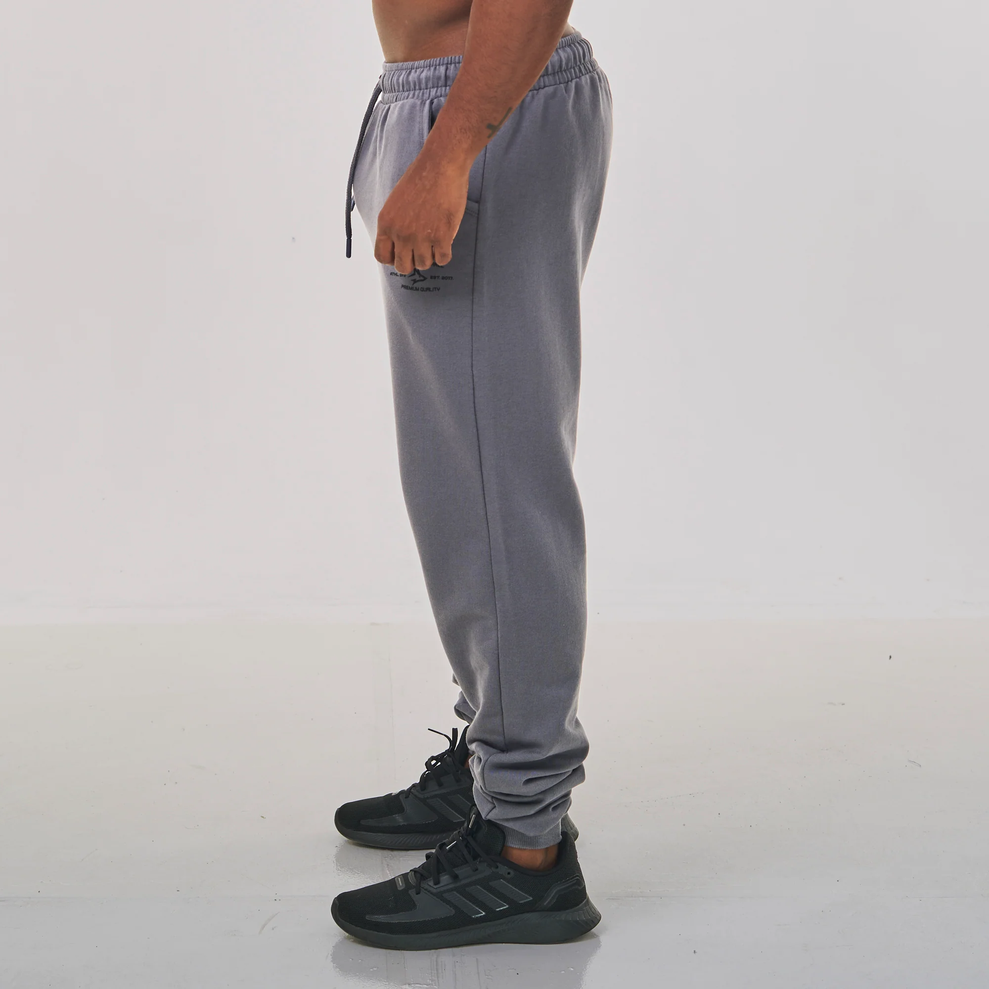 Calça Moletom Jogger Athletic Chumbo - Image 3
