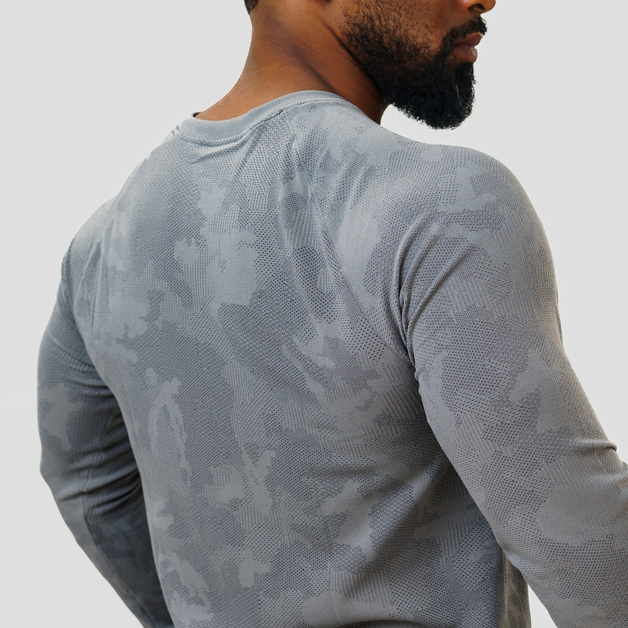 Camisa Manga Longa Apex Dry New Lupus Cinza - Sem Costura - Image 5