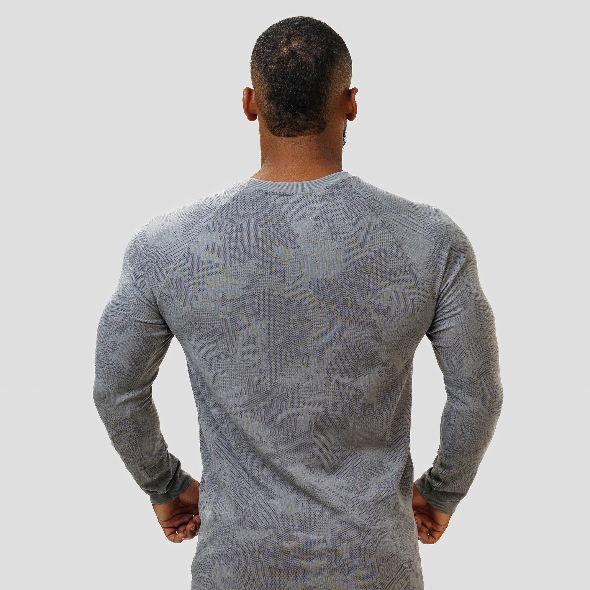 Camisa Manga Longa Apex Dry New Lupus Cinza - Sem Costura - Image 6