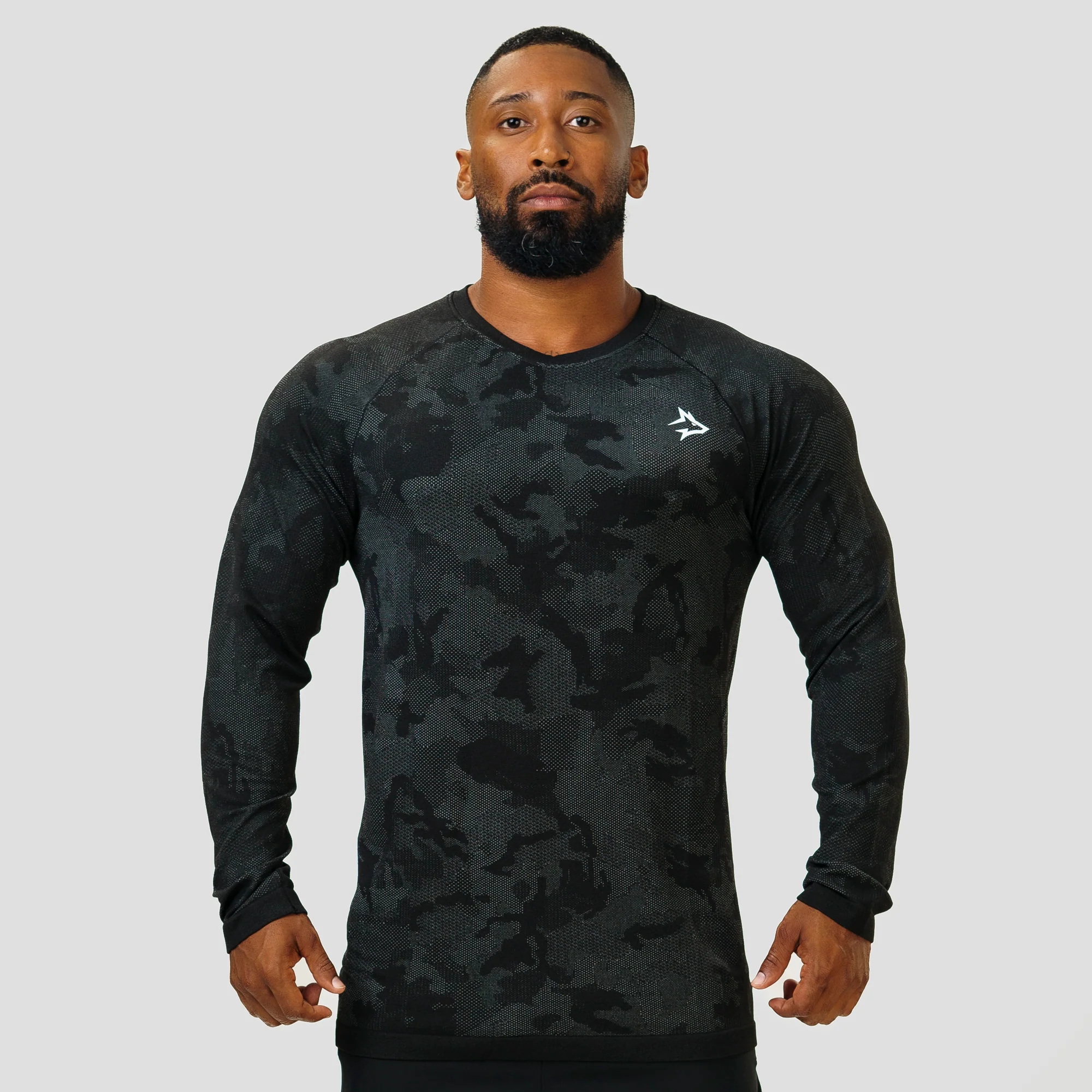 Camisa Manga Longa Apex Dry New Lupus Preto - Sem Costura - Image 3