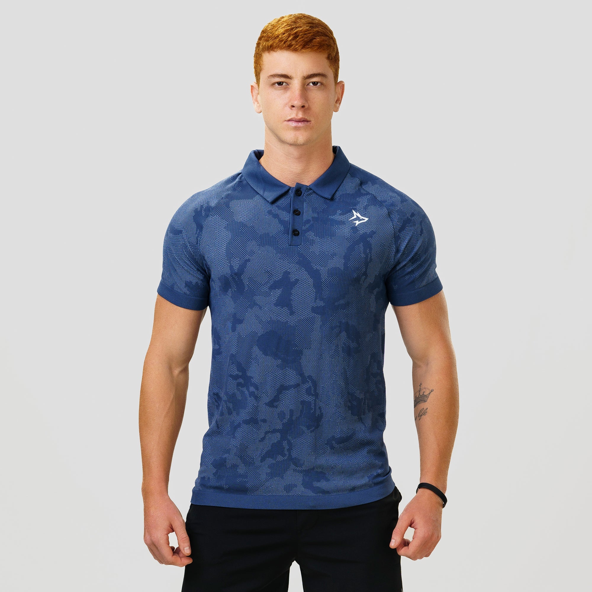 Camisa Polo Apex Dry New Lupus Marinho - Sem Costura - Image 3