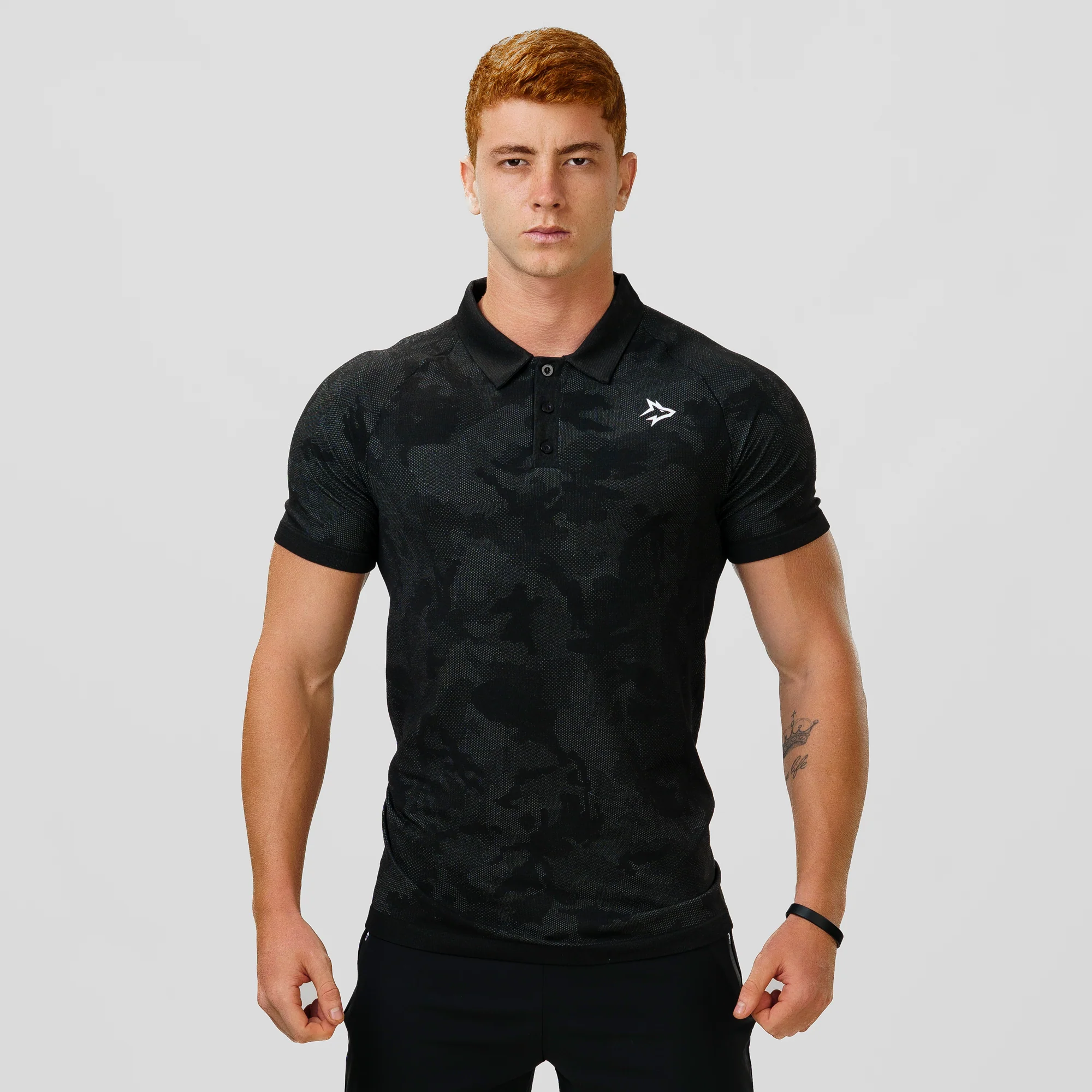 Camisa Polo Apex Dry New Lupus Preto - Sem Costura - Image 3