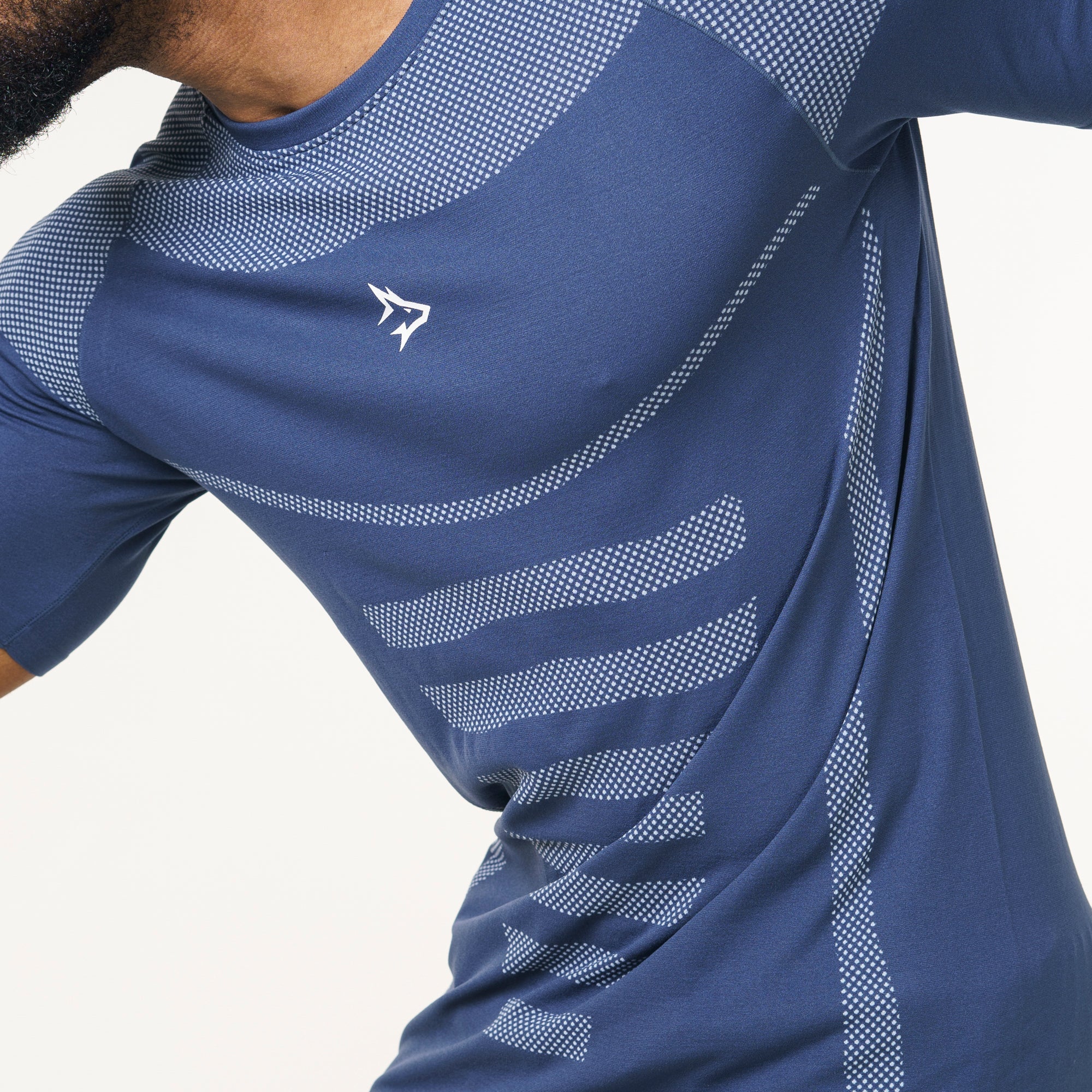 Camiseta Apex Dry Core Marinho - Sem Costura - Image 7