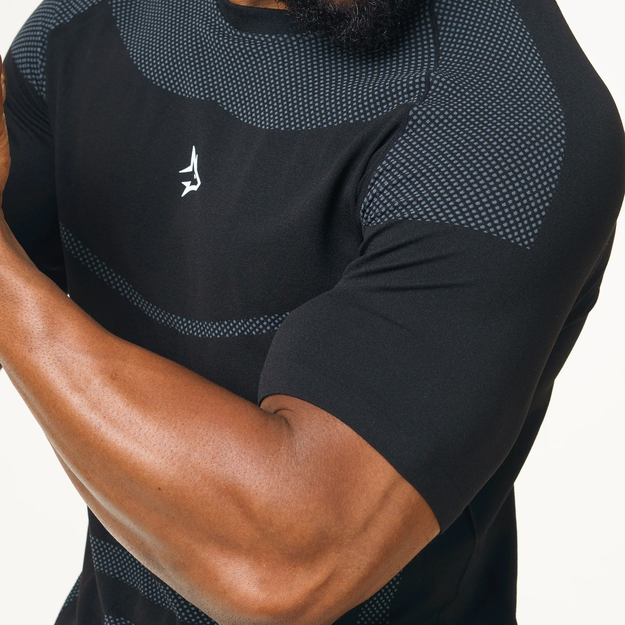 Camiseta Apex Dry Core Preto - Sem Costura - Image 5