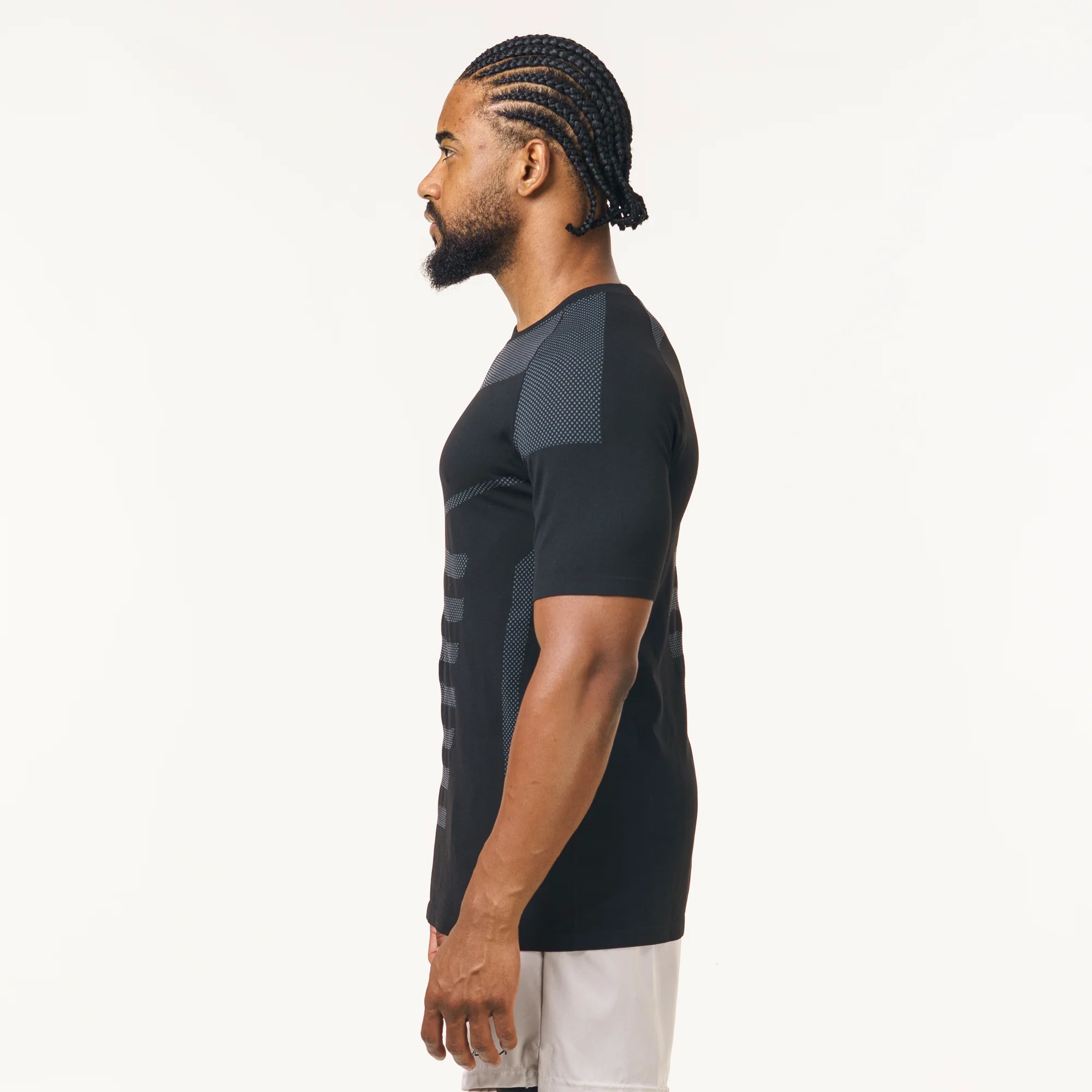 Camiseta Apex Dry Core Preto - Sem Costura - Image 7