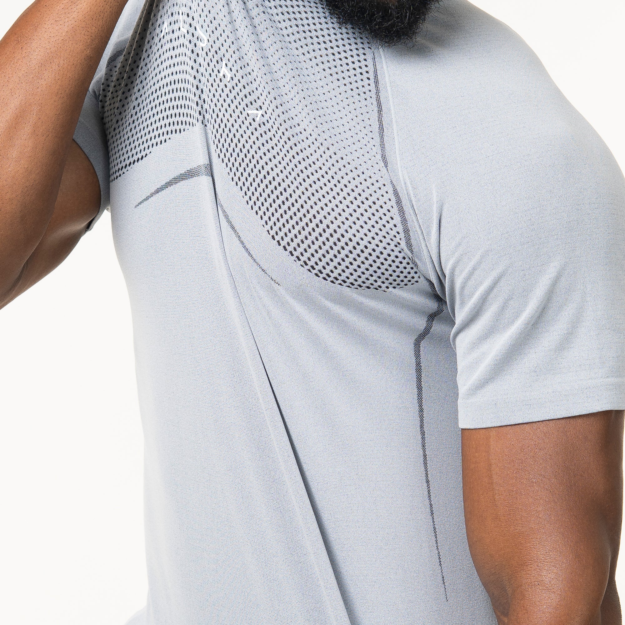 Camiseta Apex Dry Evolution Cinza Gelo - Sem Costura - Image 4
