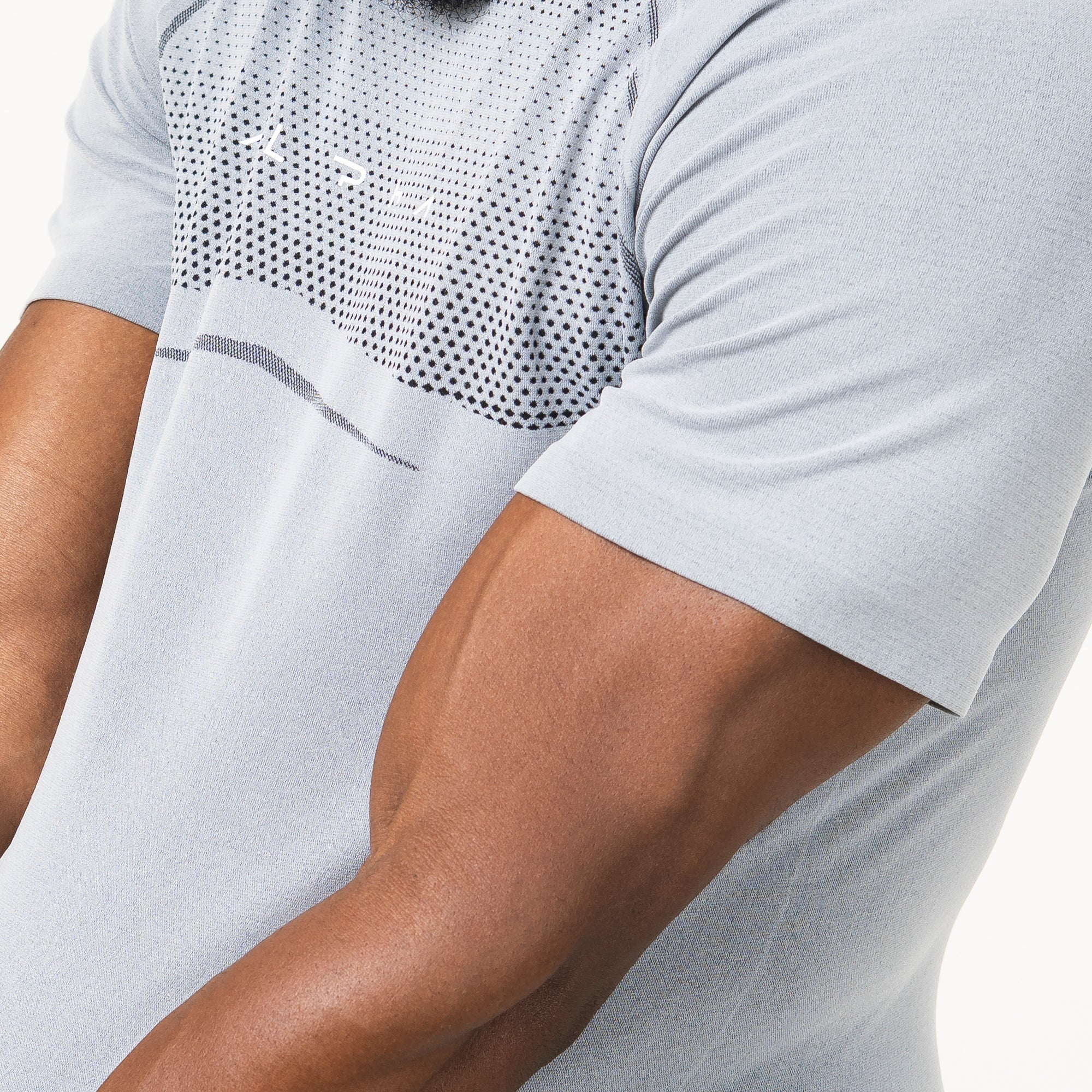 Camiseta Apex Dry Evolution Cinza Gelo - Sem Costura - Image 7