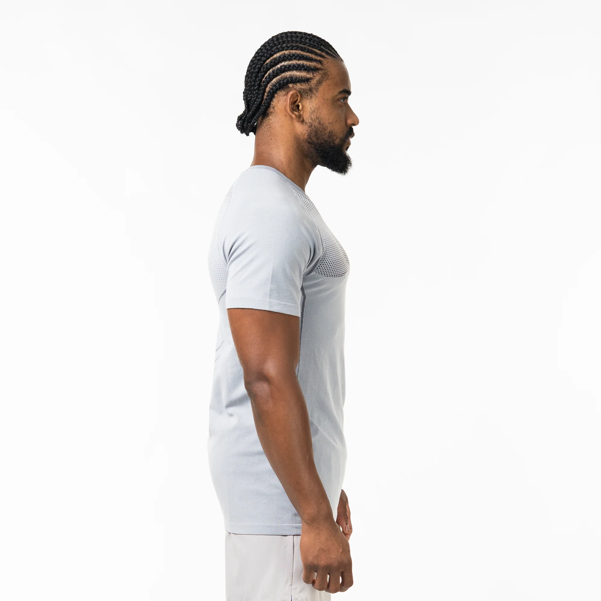 Camiseta Apex Dry Evolution Cinza Gelo - Sem Costura - Image 9