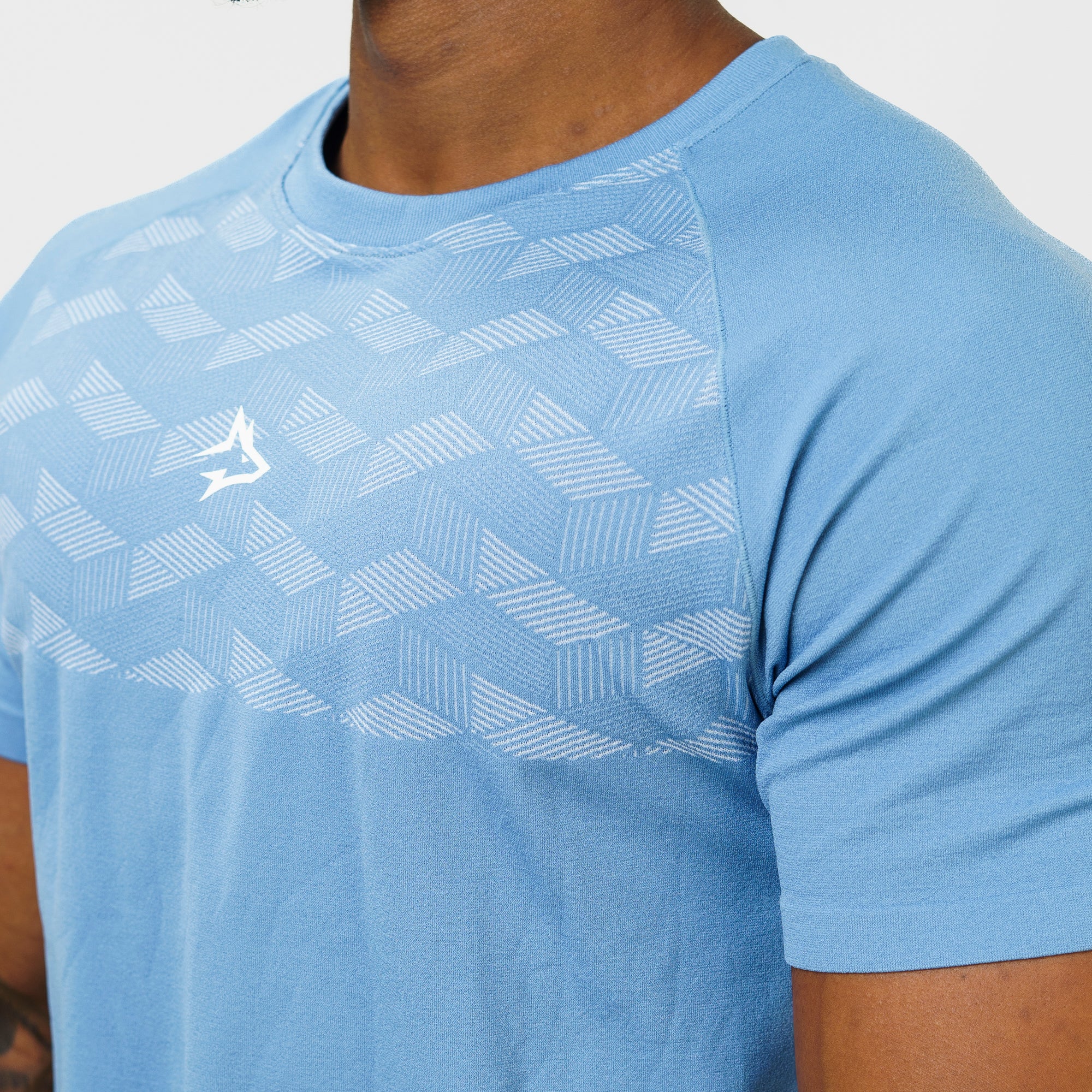 Camiseta Apex Dry Holographic Azul Petróleo - Sem Costura - Image 2