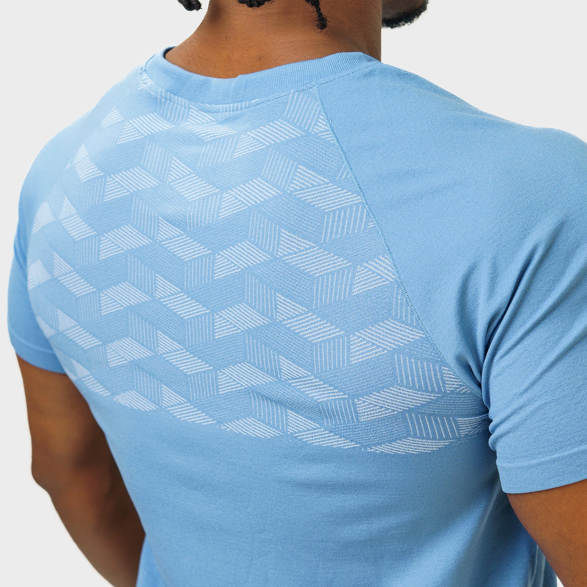 Camiseta Apex Dry Holographic Azul Petróleo - Sem Costura - Image 5