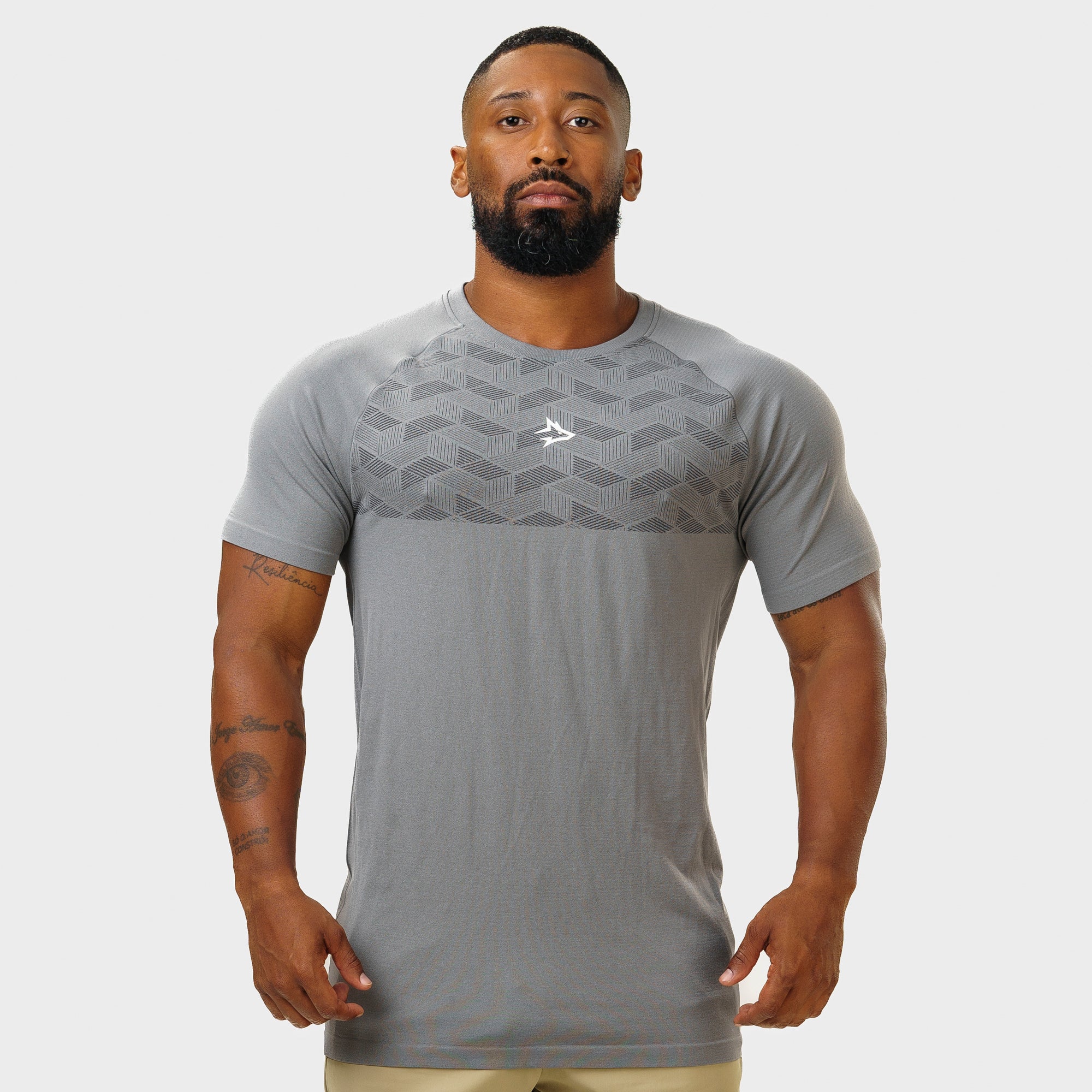 Camiseta Apex Dry Holographic Cinza - Sem Costura - Image 3