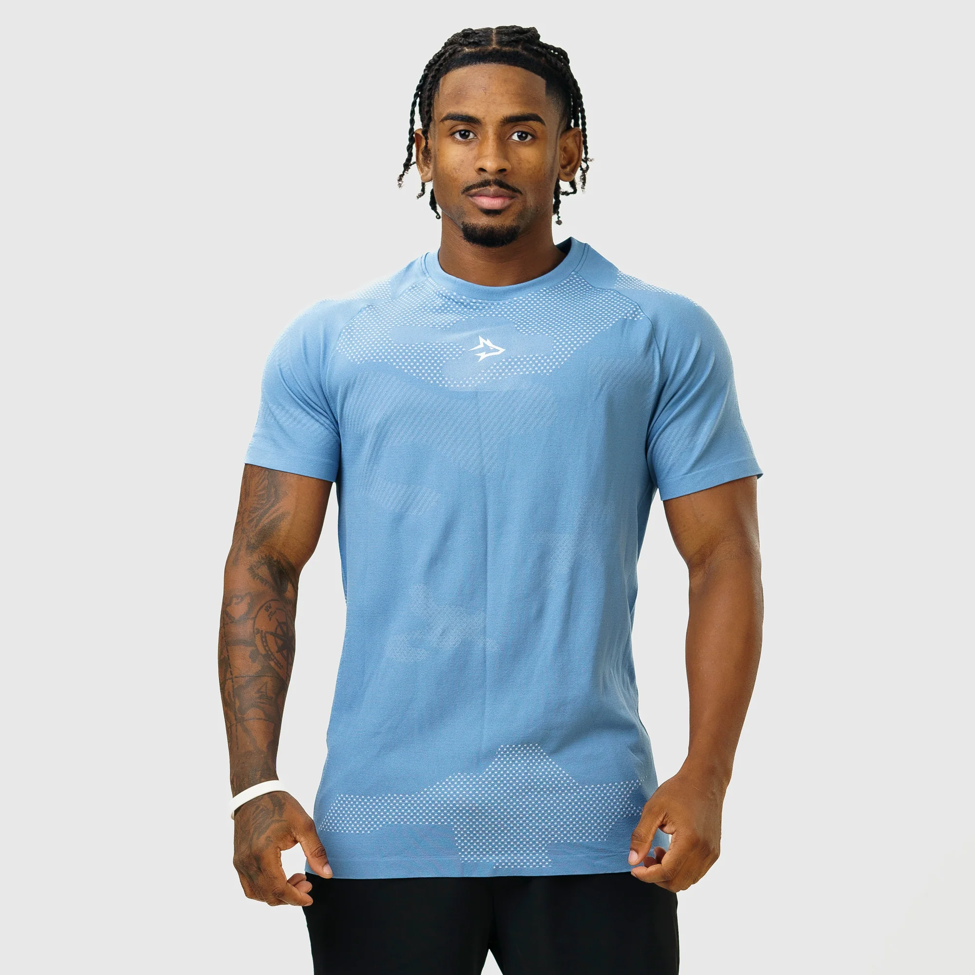 Camiseta Apex Dry Middle Lupus Azul Petróleo - Sem Costura - Image 3