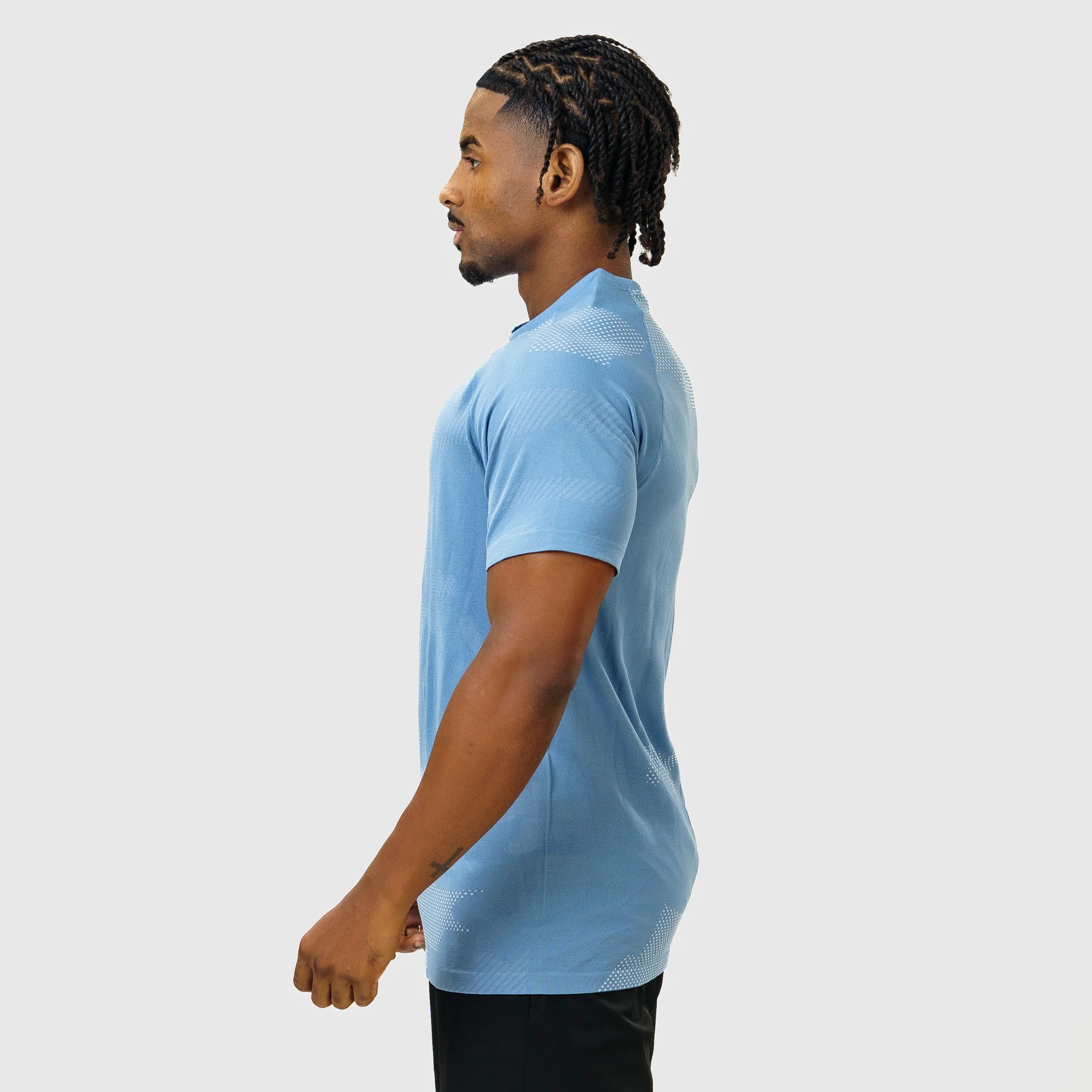 Camiseta Apex Dry Middle Lupus Azul Petróleo - Sem Costura - Image 4