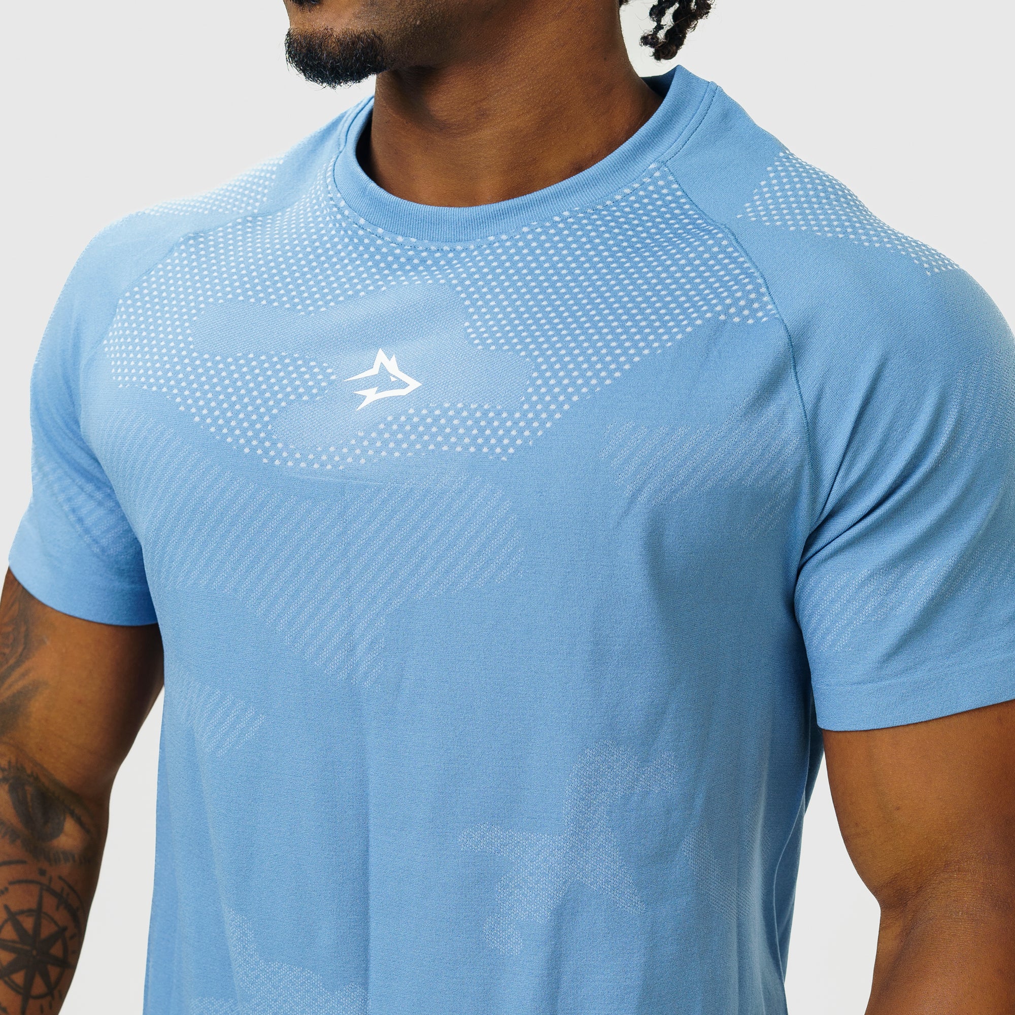 Camiseta Apex Dry Middle Lupus Azul Petróleo - Sem Costura - Image 7