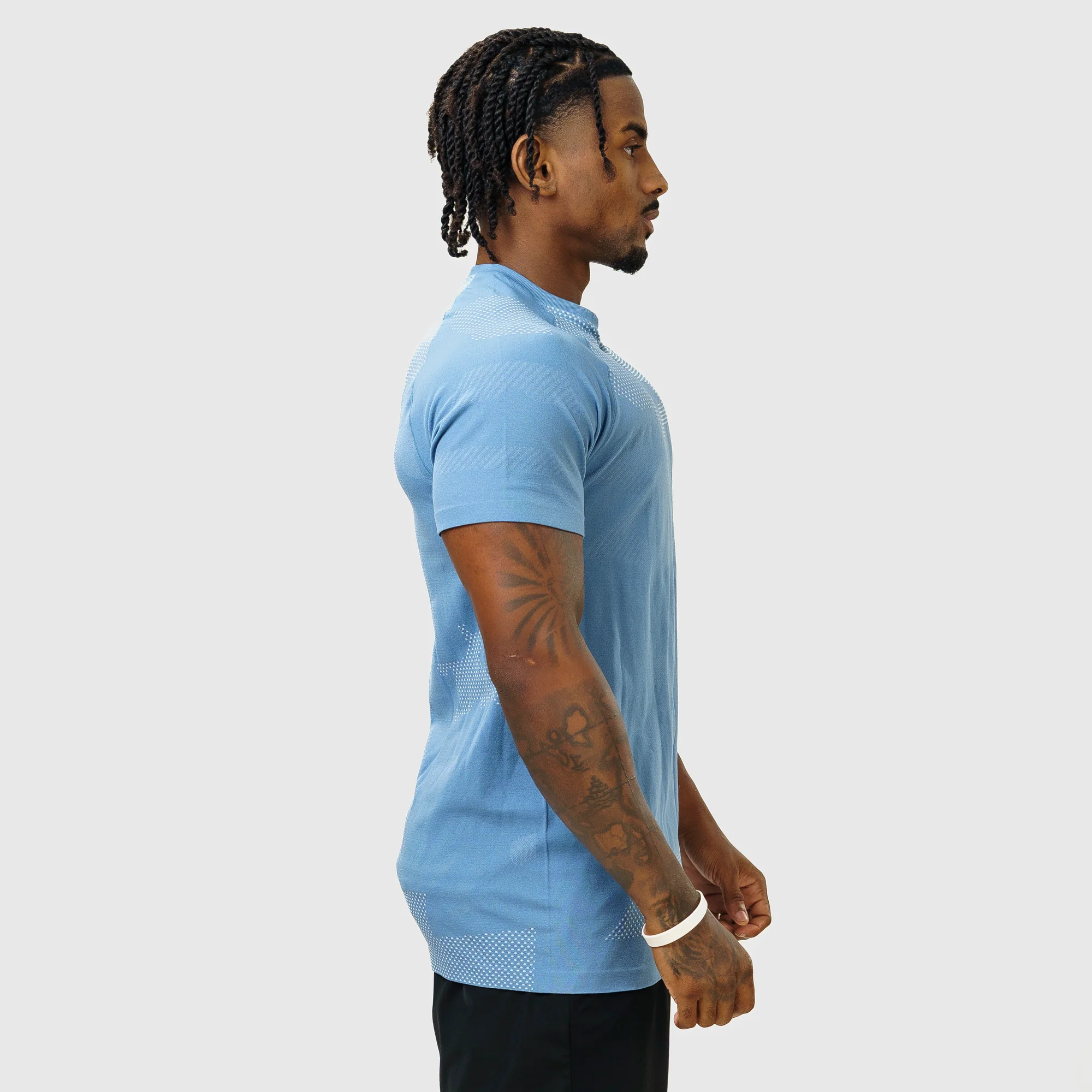 Camiseta Apex Dry Middle Lupus Azul Petróleo - Sem Costura - Image 8