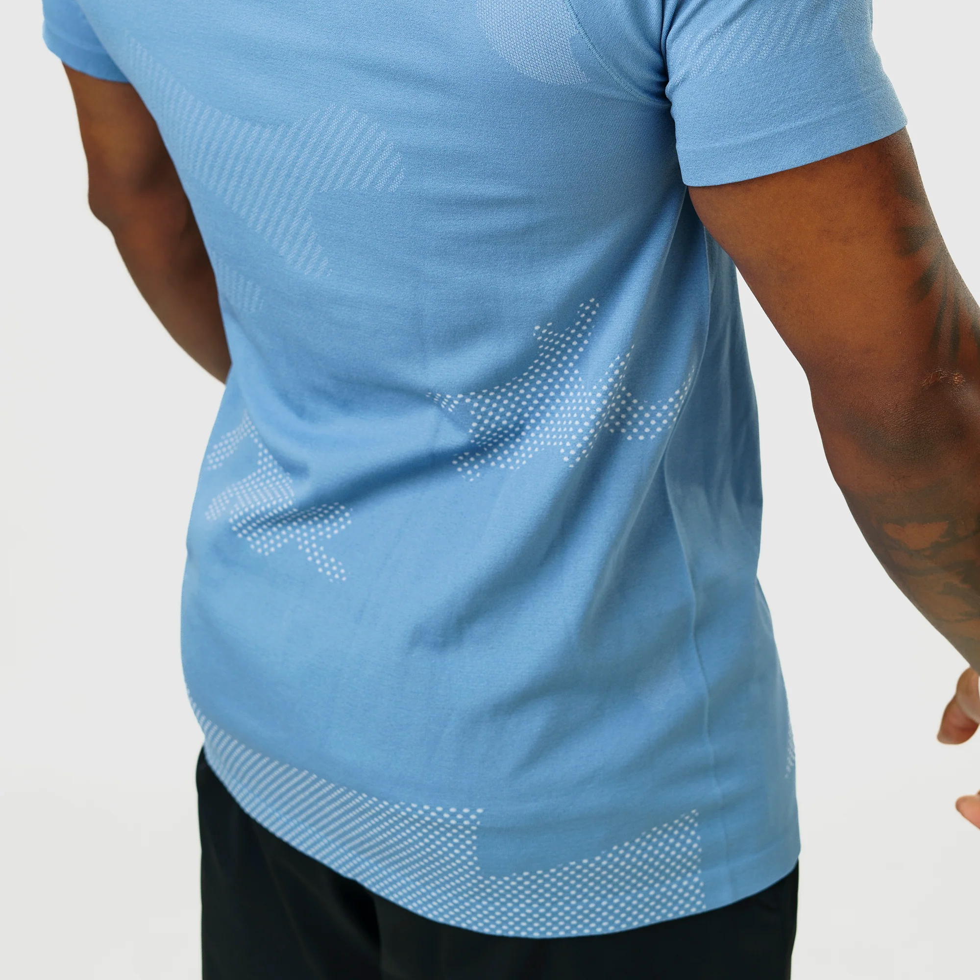 Camiseta Apex Dry Middle Lupus Azul Petróleo - Sem Costura - Image 9