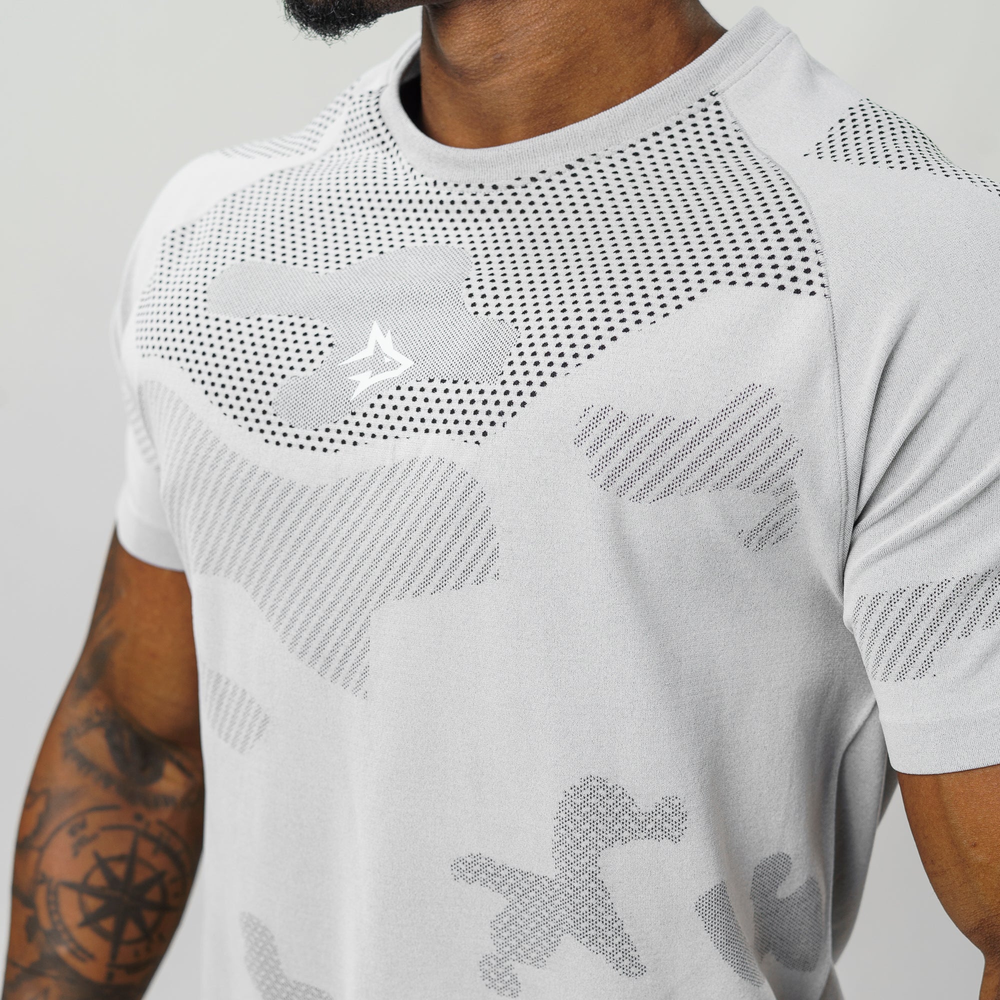 Camiseta Apex Dry Middle Lupus Cinza Gelo - Sem Costura - Image 2
