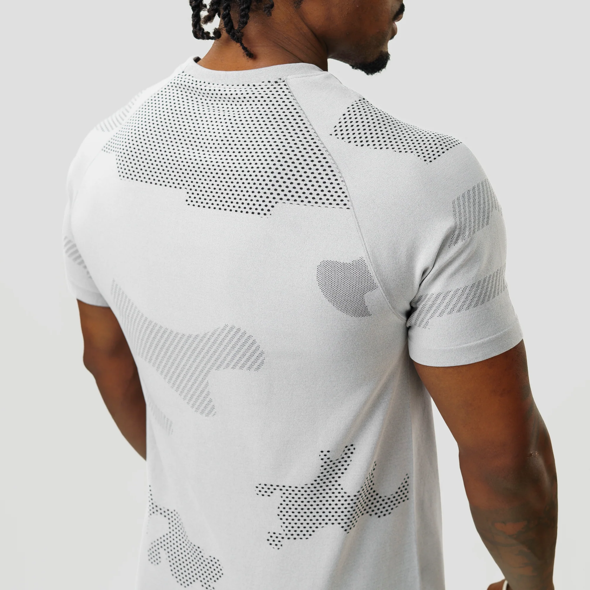 Camiseta Apex Dry Middle Lupus Cinza Gelo - Sem Costura - Image 3