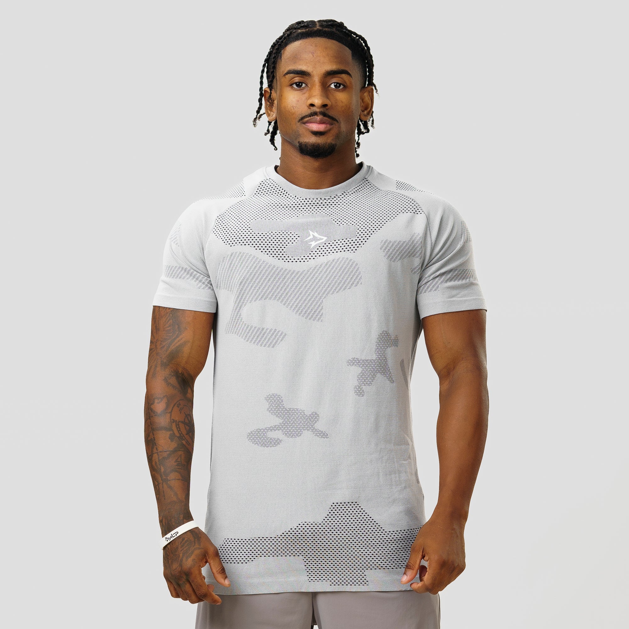 Camiseta Apex Dry Middle Lupus Cinza Gelo - Sem Costura - Image 4