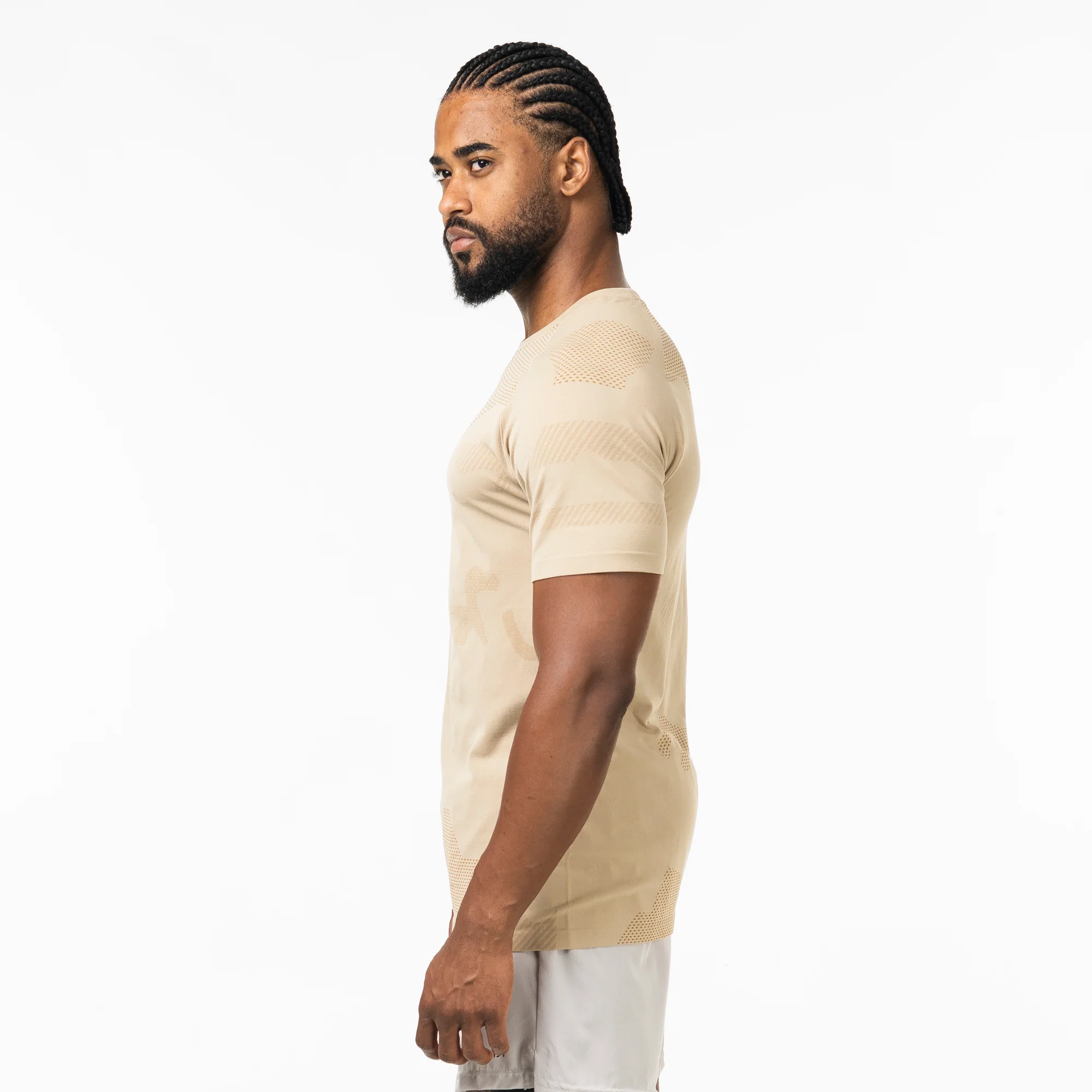 Camiseta Apex Dry Middle Lupus Caqui - Sem Costura - Image 5