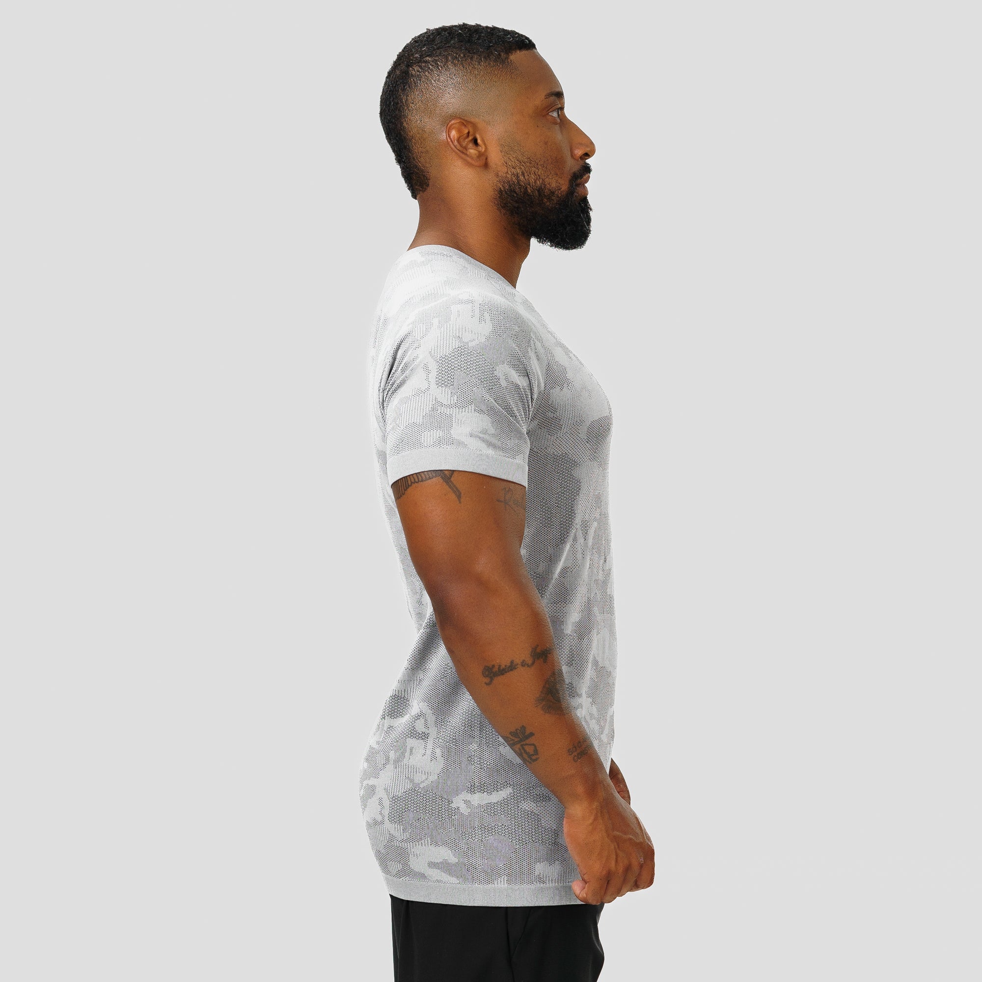 Camiseta Apex Dry New Lupus Cinza Gelo - Sem Costura - Image 10