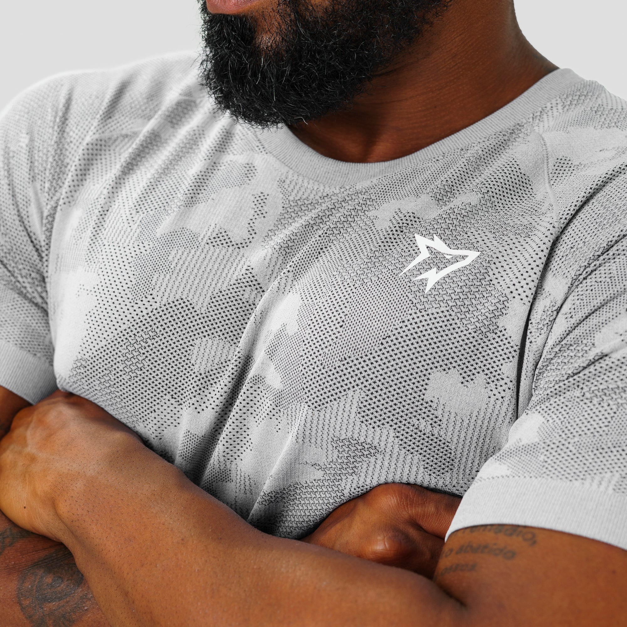 Camiseta Apex Dry New Lupus Cinza Gelo - Sem Costura - Image 2