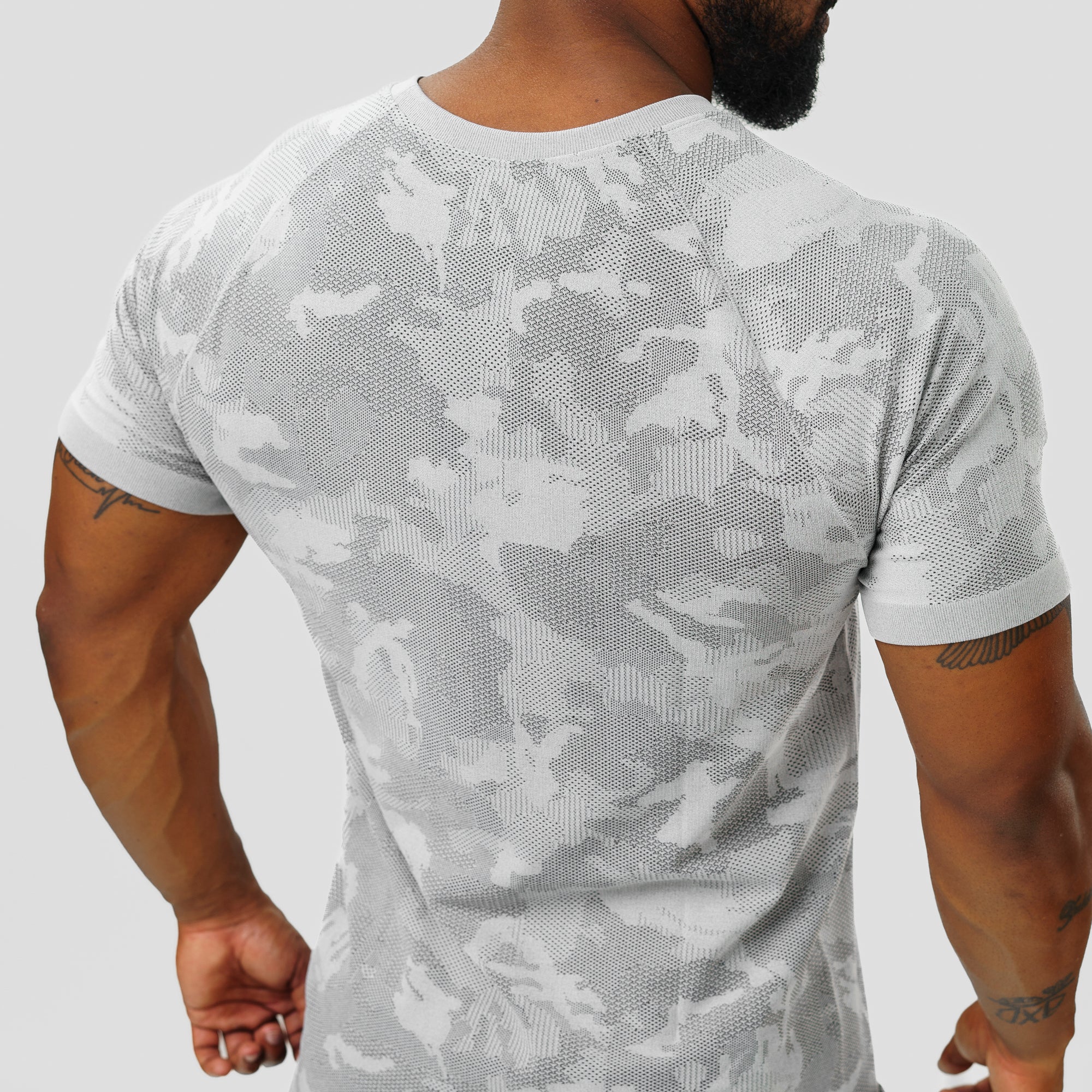 Camiseta Apex Dry New Lupus Cinza Gelo - Sem Costura - Image 3