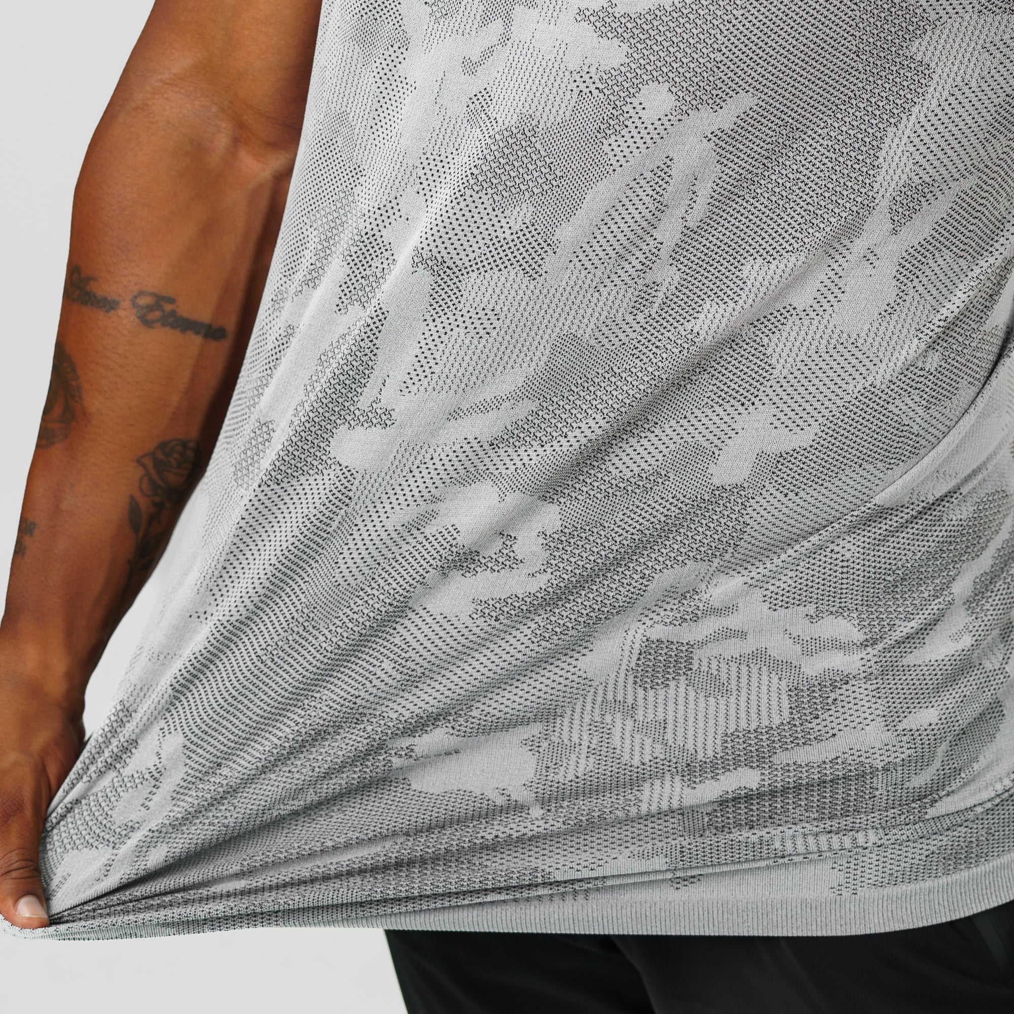 Camiseta Apex Dry New Lupus Cinza Gelo - Sem Costura - Image 5