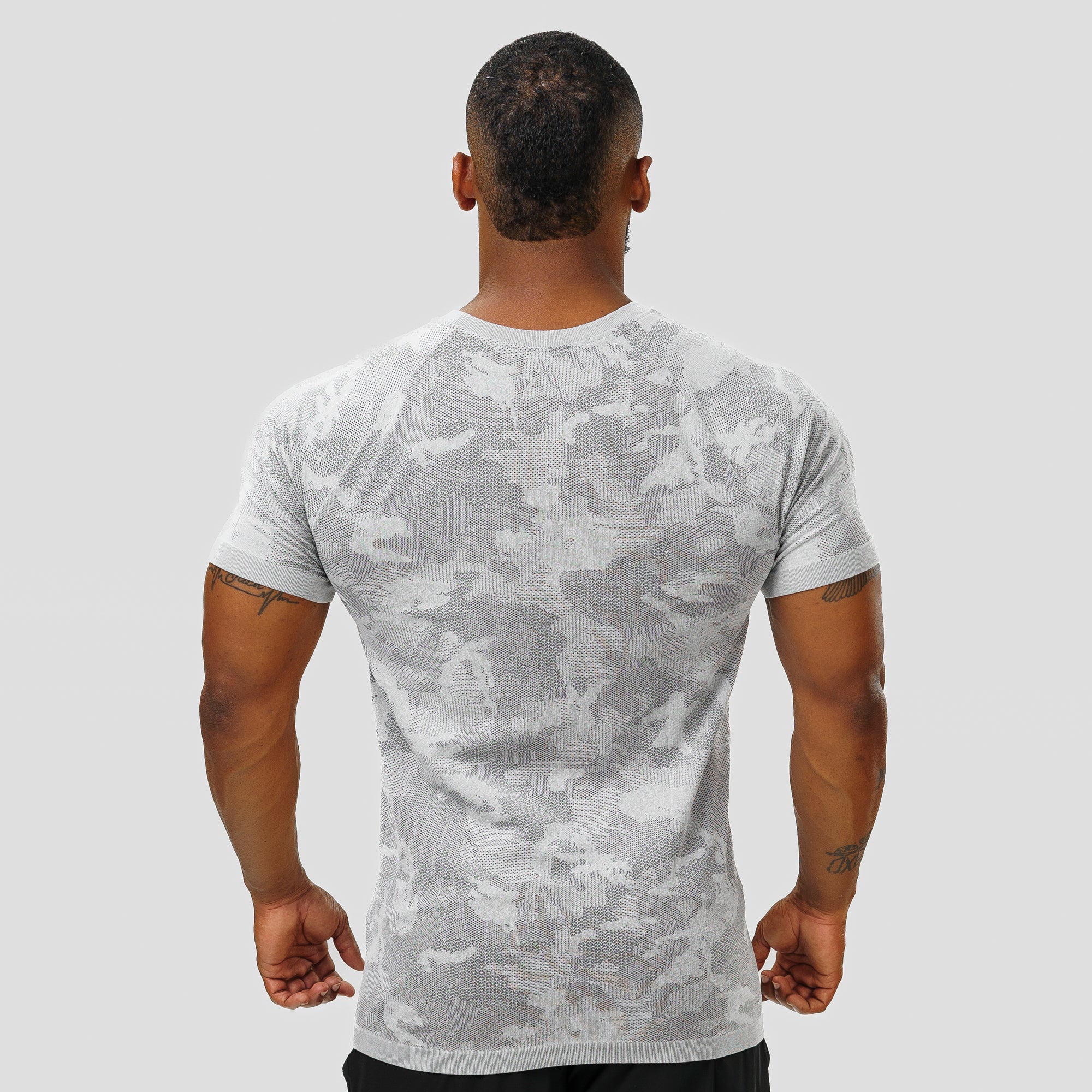 Camiseta Apex Dry New Lupus Cinza Gelo - Sem Costura - Image 9