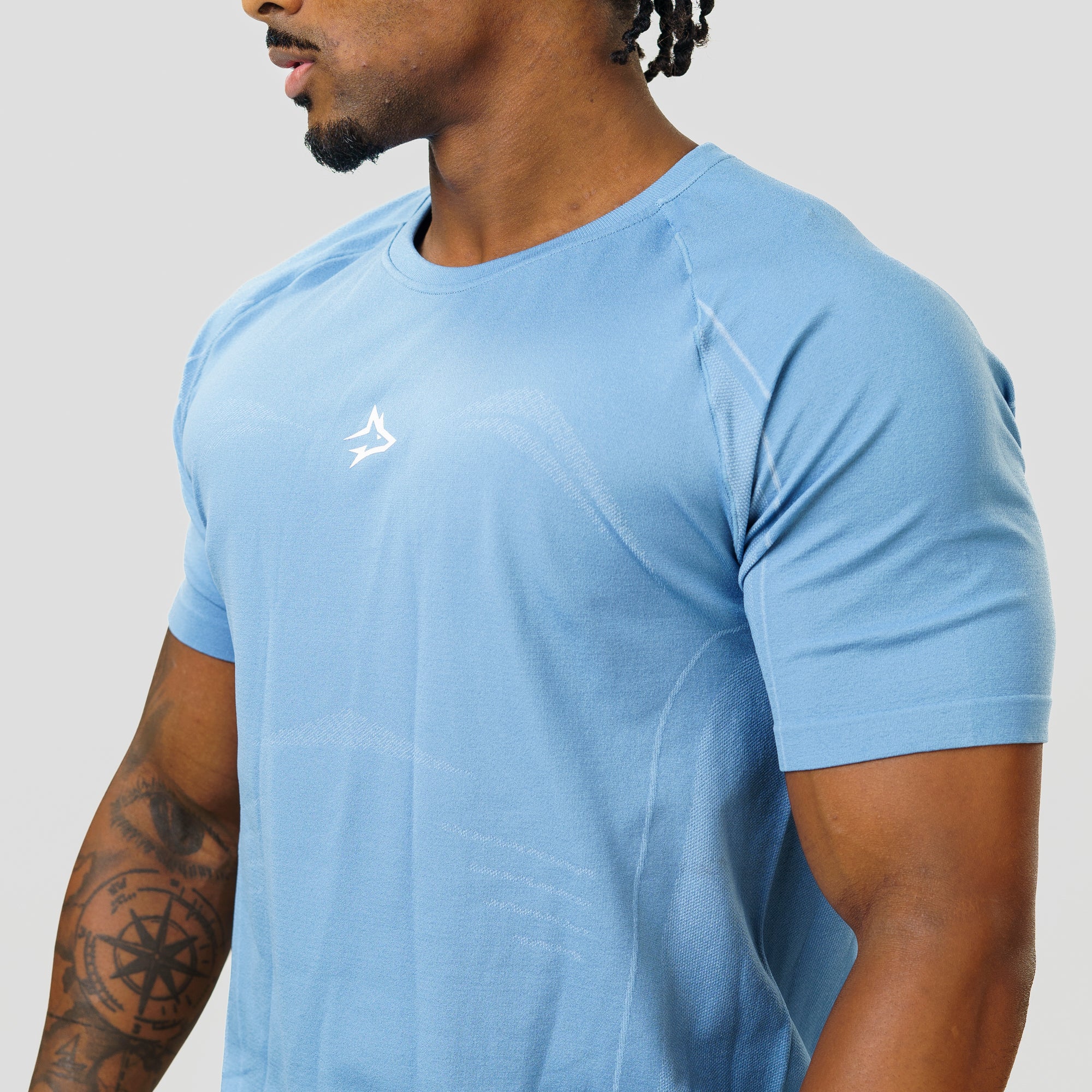 Camiseta Apex Dry Power Azul Petróleo - Sem Costura - Image 10