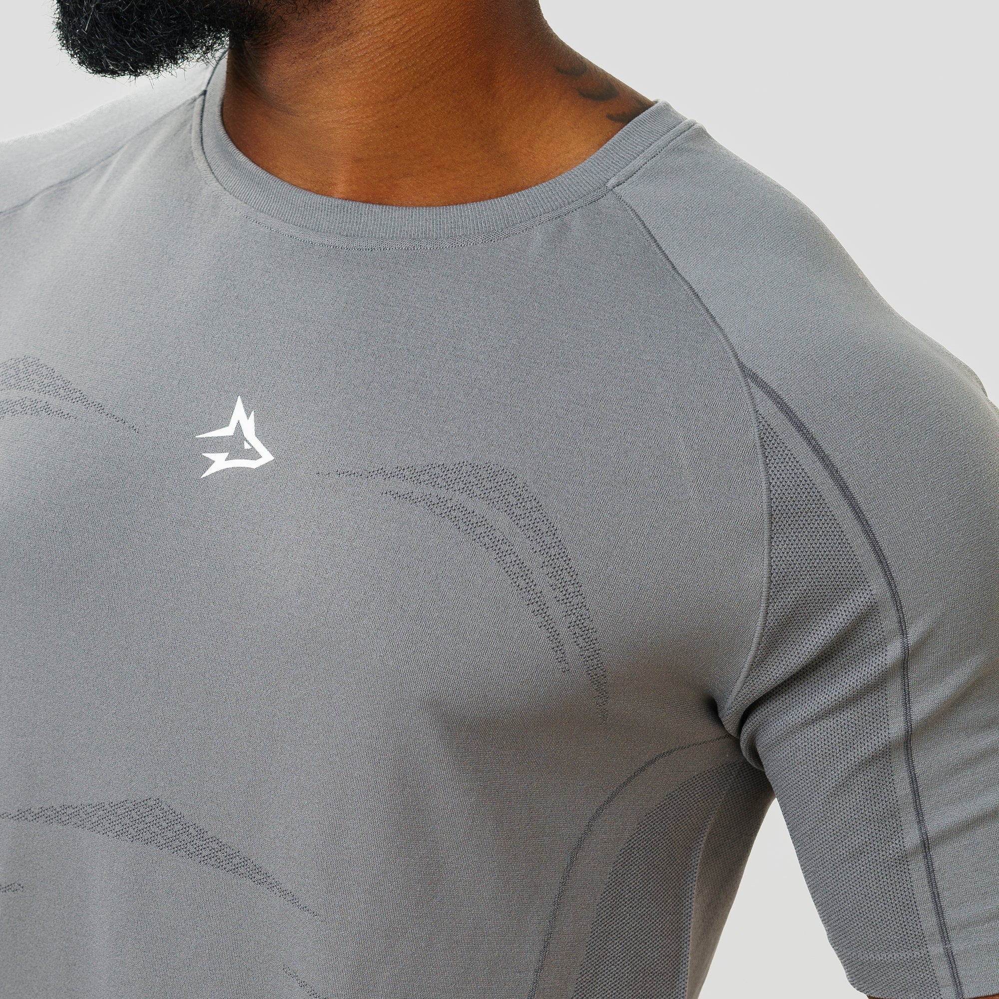 Camiseta Apex Dry Power Cinza - Sem Costura - Image 2