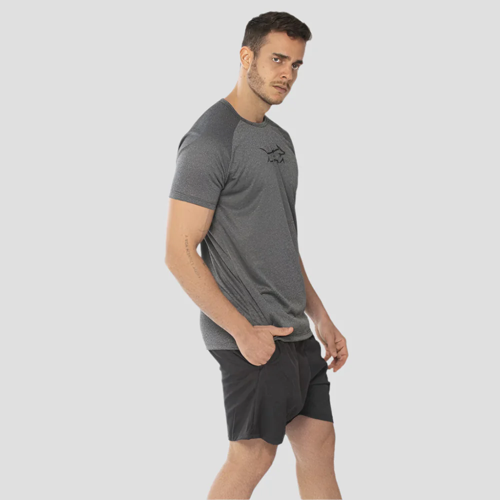 Camiseta Dry Fit Fluid Move Chumbo - Image 4