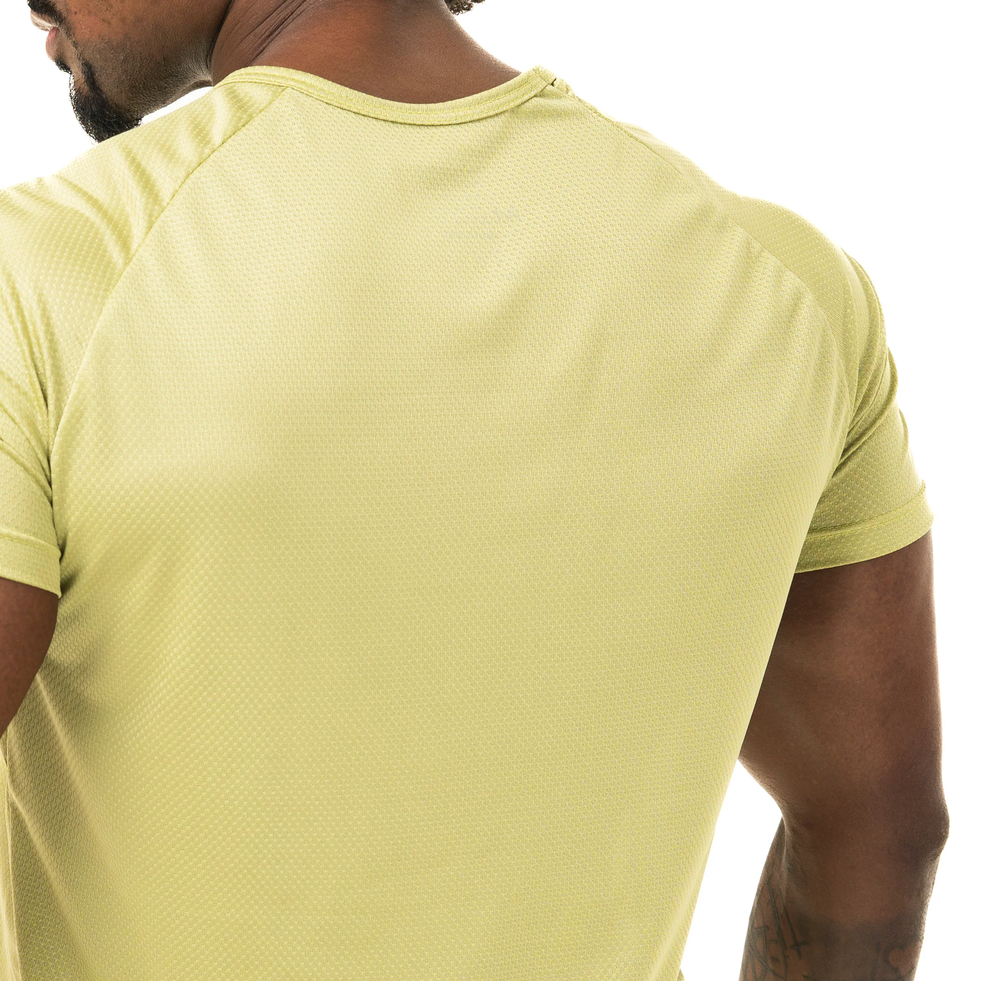 Camiseta Dry Fit Lobo Geométrico Verde Folha - Image 8