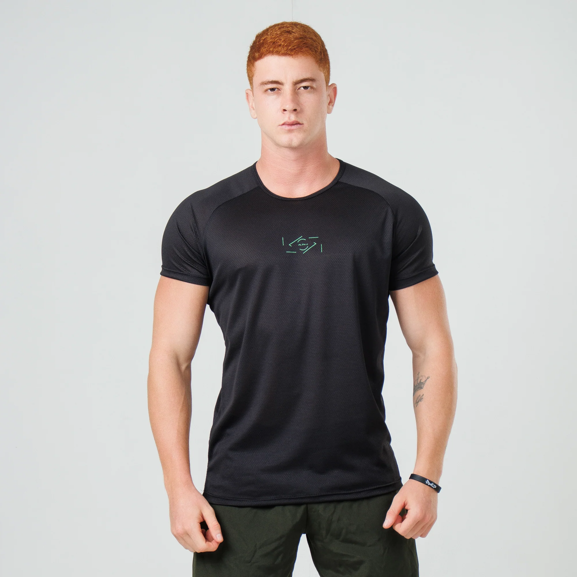 Camiseta Dry Fit Nação Preto