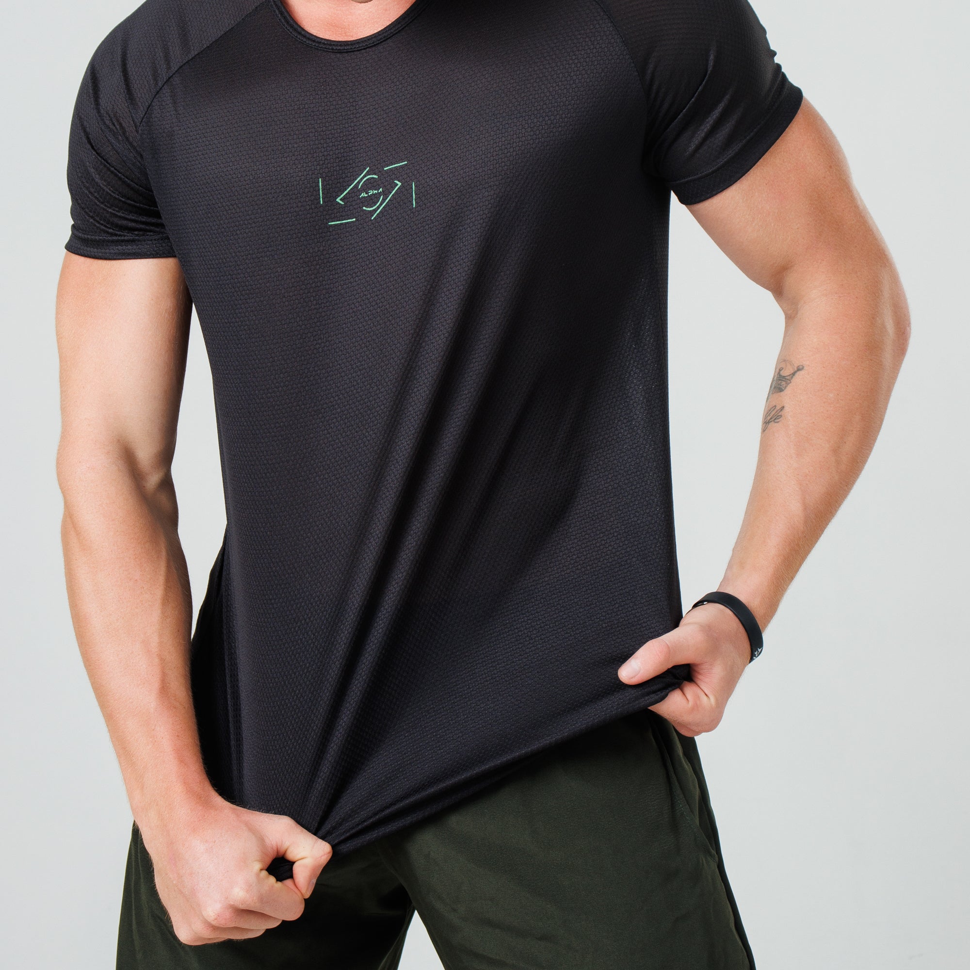 Camiseta Dry Fit Nação Preto - Image 8