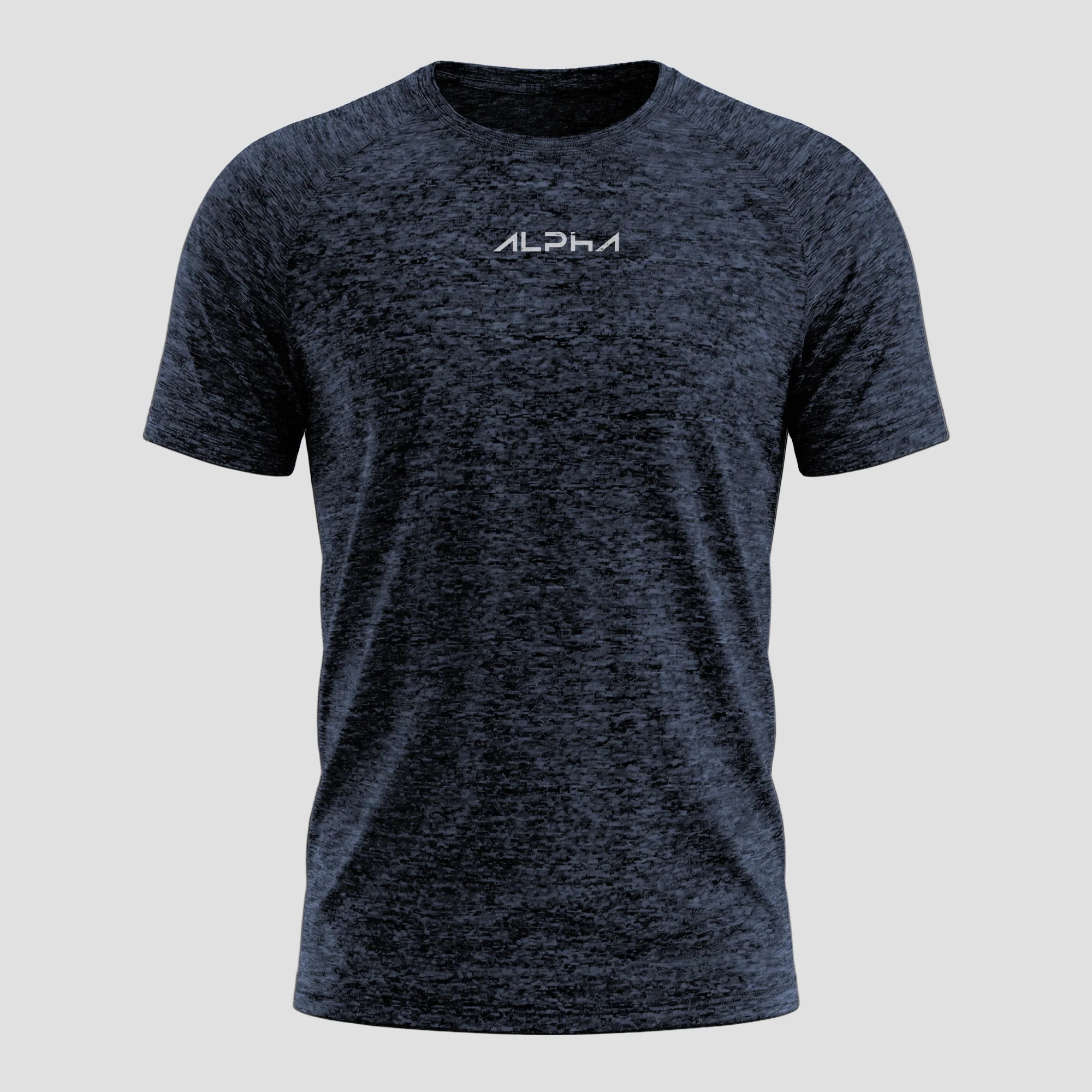 Camiseta Dry Fit  New Fluid Mescla Marinho - Image 2