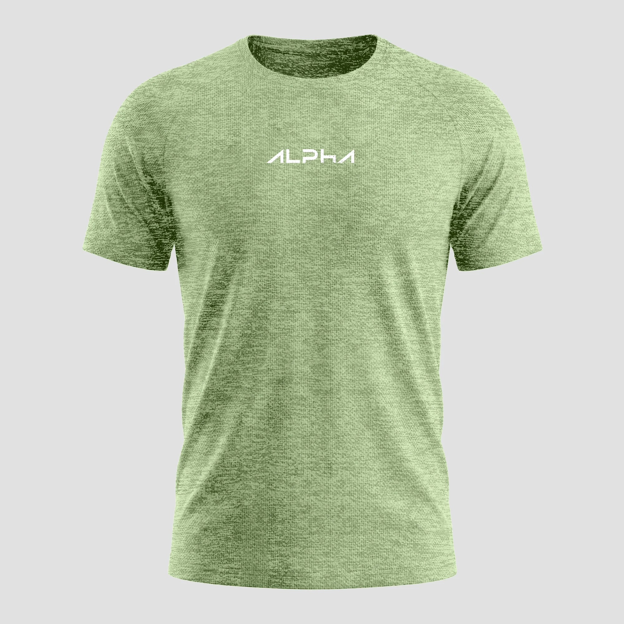 Camiseta Dry Fit New Fluid Mescla Verde Pistache - Image 2