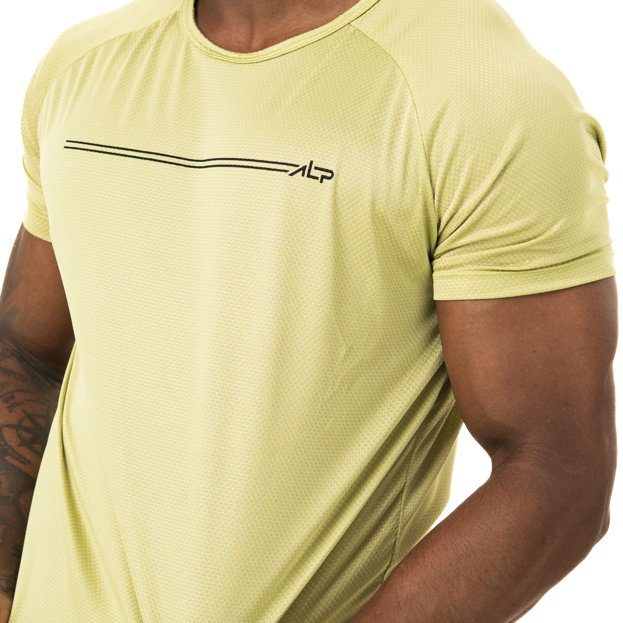 Camiseta Dry Fit Parallel Line Verde Folha - Image 4
