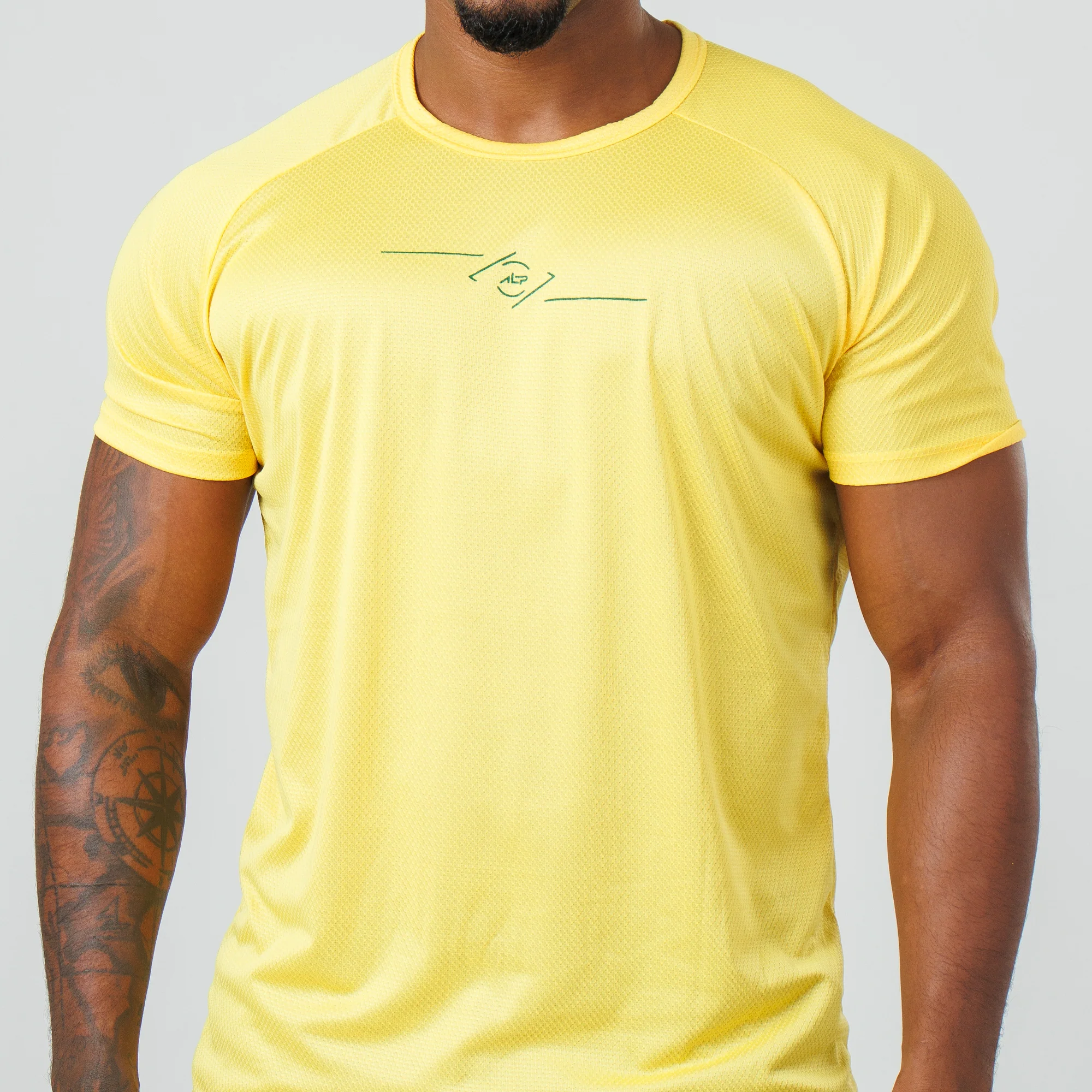 Camiseta Dry Fit Progresso Amarelo Bandeira - Image 4