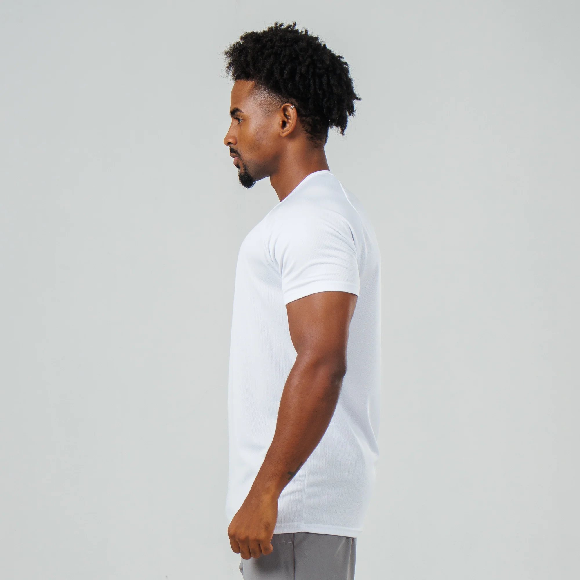 Camiseta Dry Fit Progresso Branco - Image 3