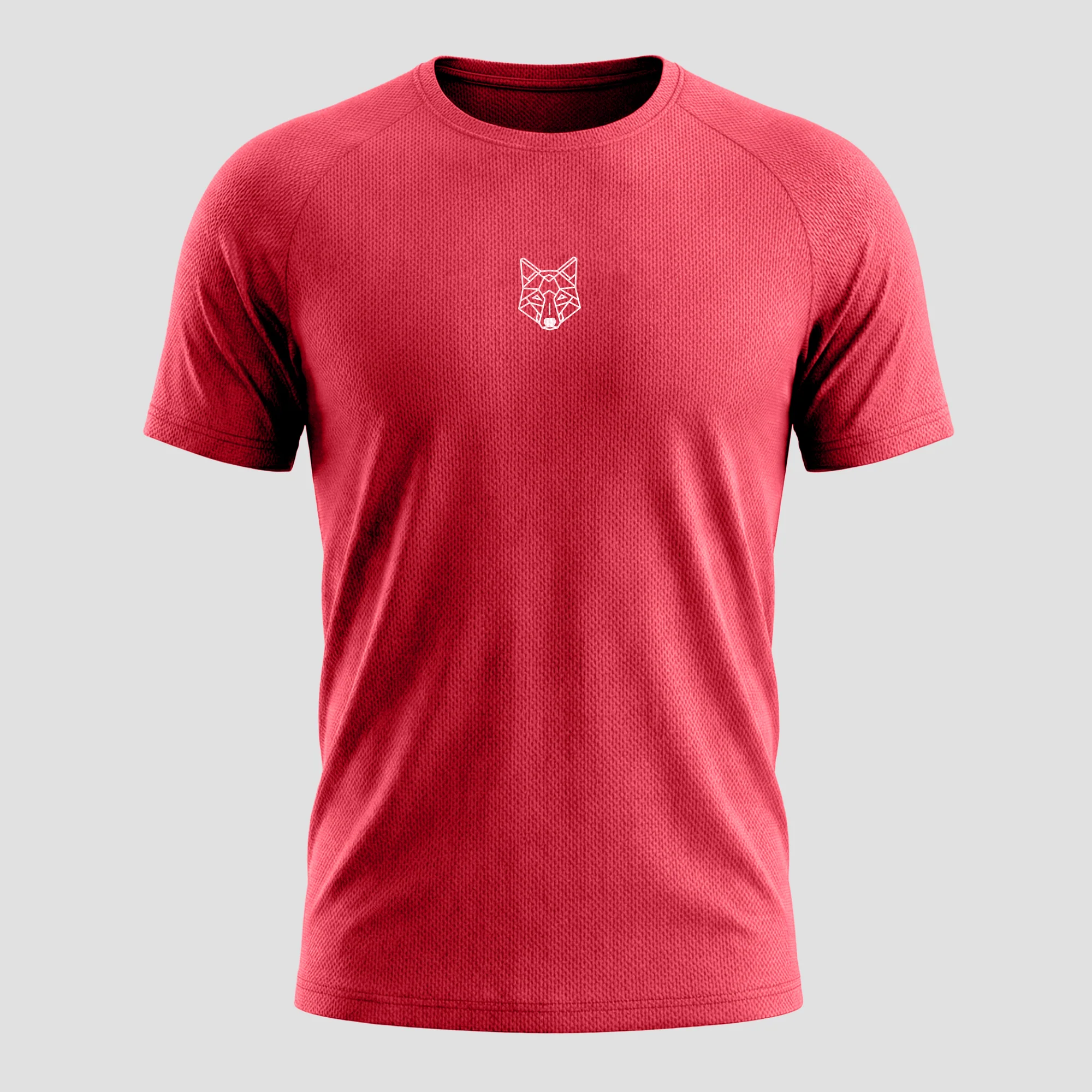 Camiseta Dry Lobo Geometrico Vinho - Image 3