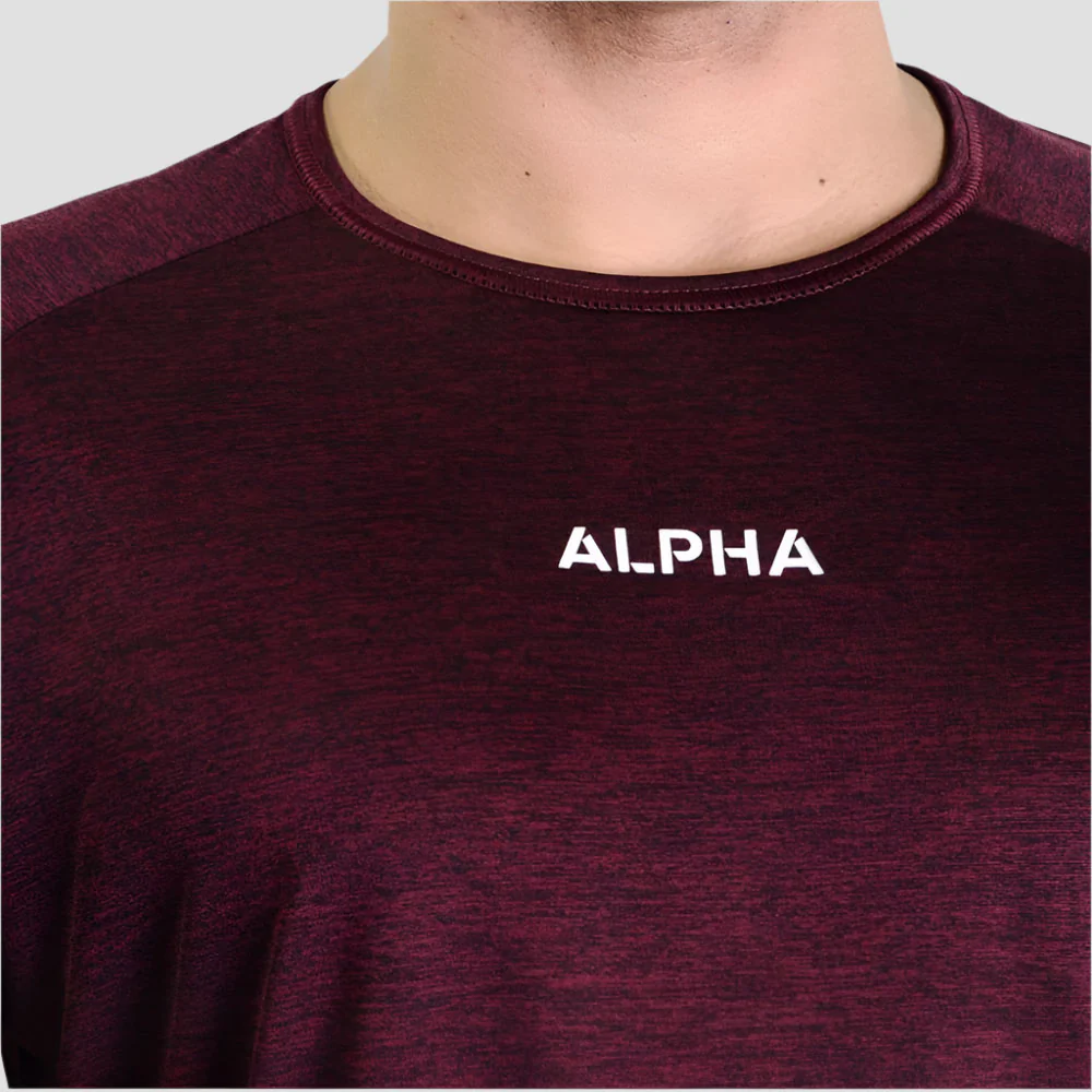 Camiseta Dry Mescla Vinho - Image 2
