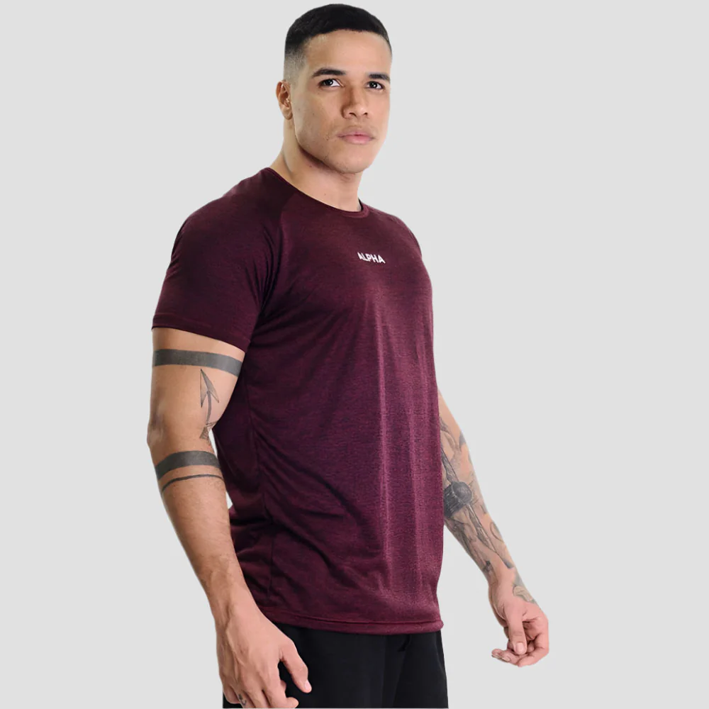 Camiseta Dry Mescla Vinho - Image 6