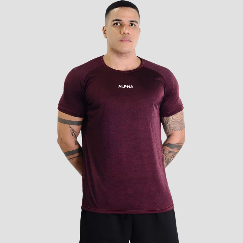 Camiseta Dry Mescla Vinho - Image 7