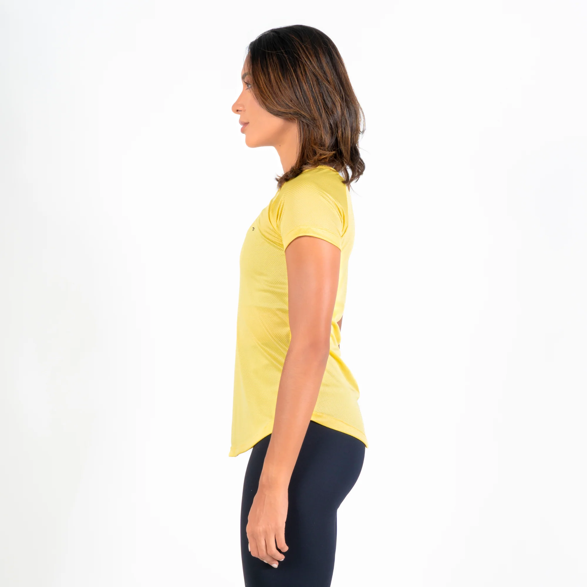 Camiseta Feminina Dry Fit Light Lupus Amarelo Tropical - Image 4