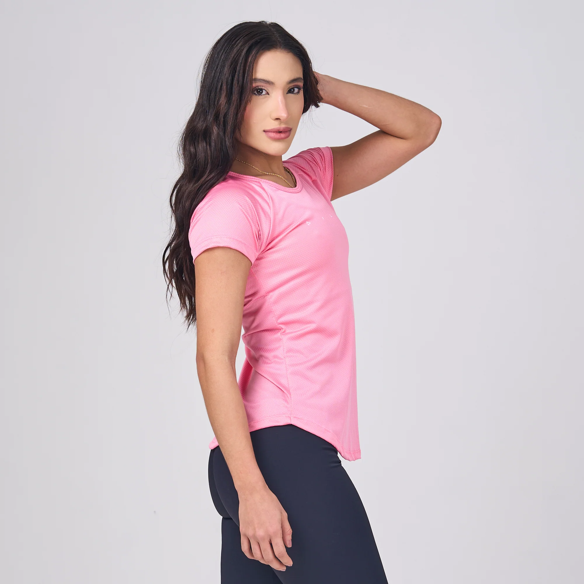 Camiseta Feminina Dry Fit Light Lupus Rosa Flamingo - Image 5