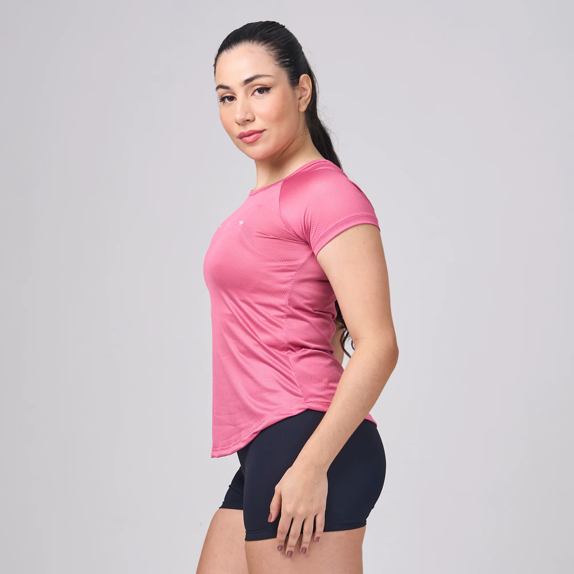 Camiseta Feminina Dry Fit Light Lupus Rosa Rouge - Image 3