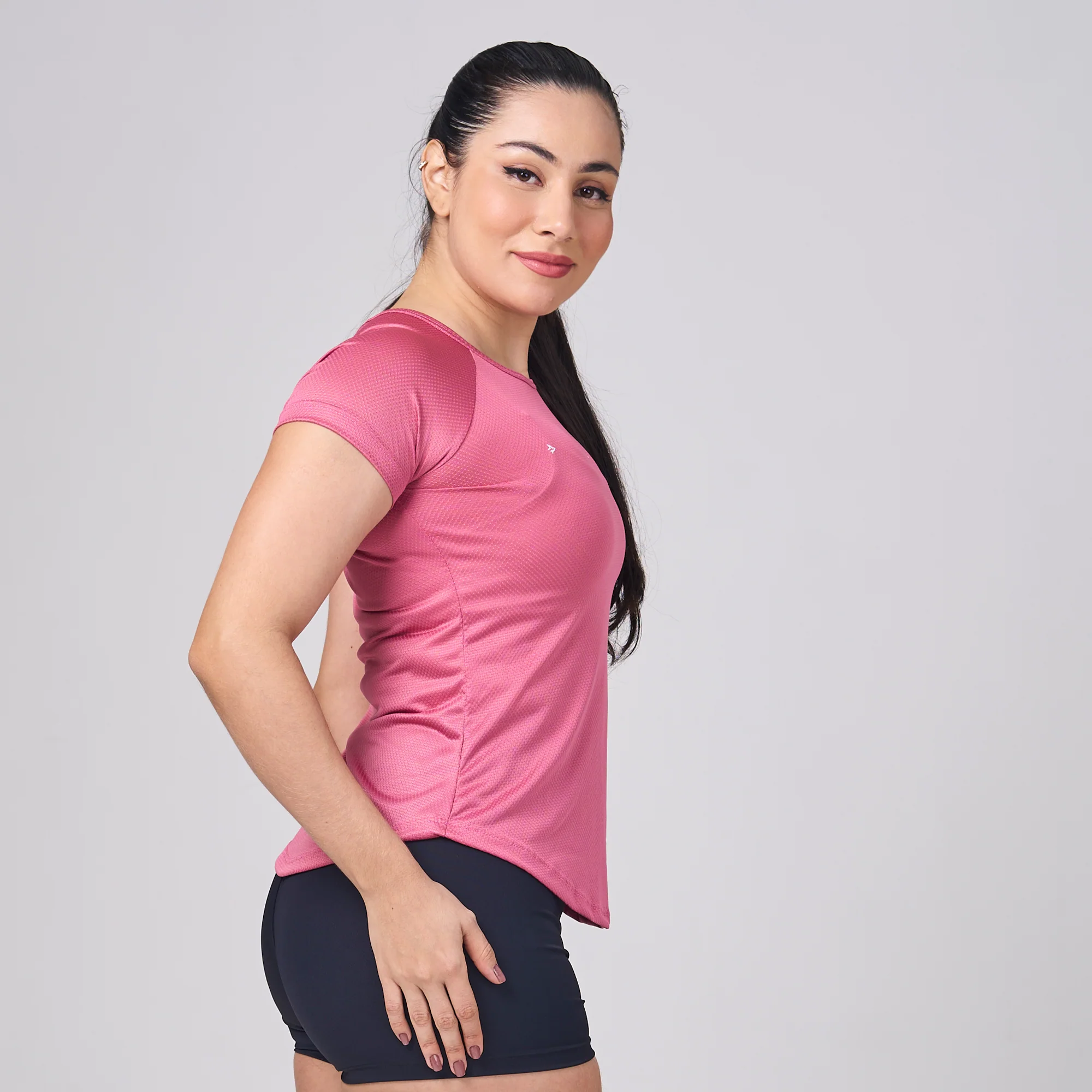 Camiseta Feminina Dry Fit Light Lupus Rosa Rouge - Image 7